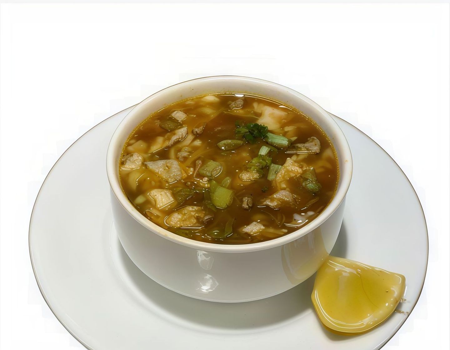 شوربة حار حامض لحم