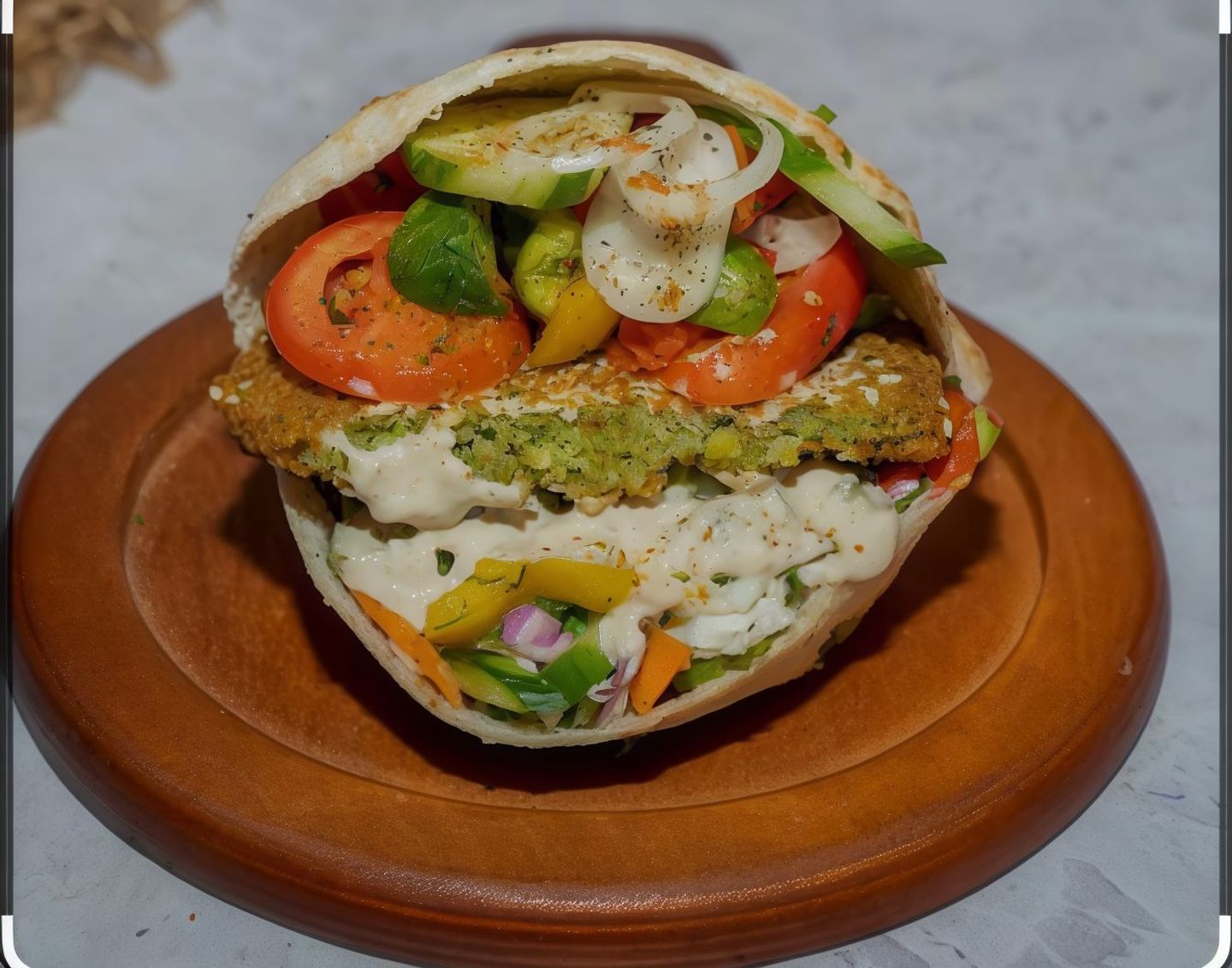 Falafel With Eggs