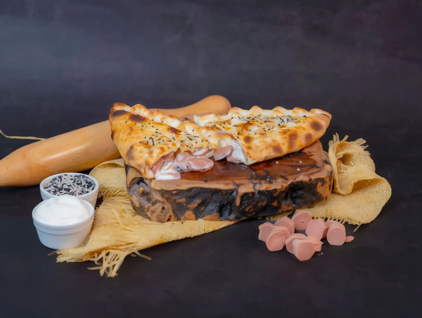 فطيرة نقانق