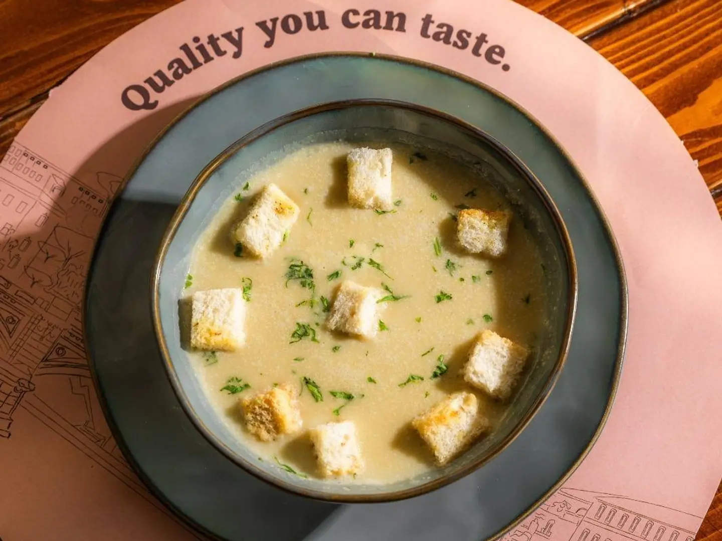 شوربة البطاطس والكراث