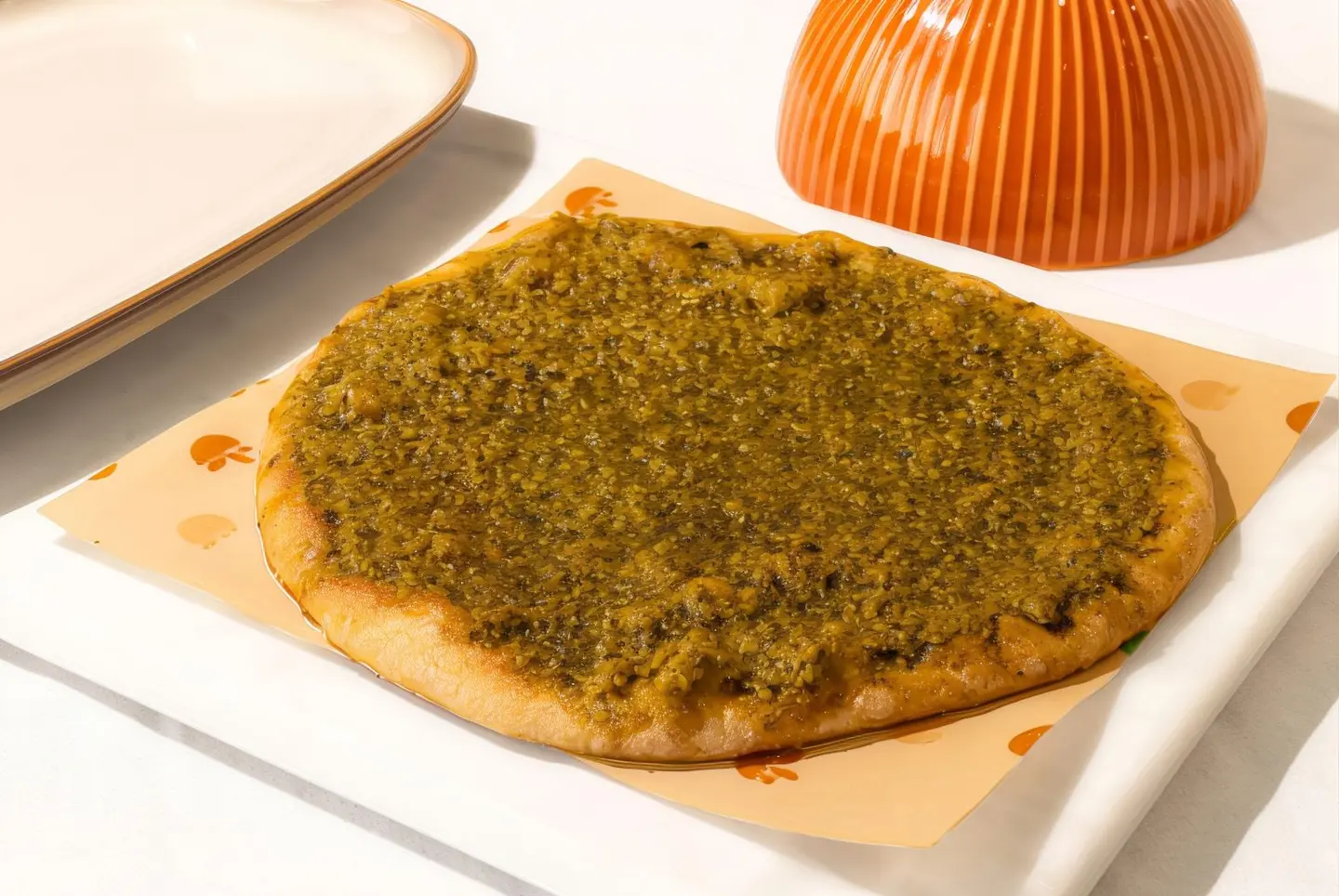 منقوشة زعتر بزيت زيتون