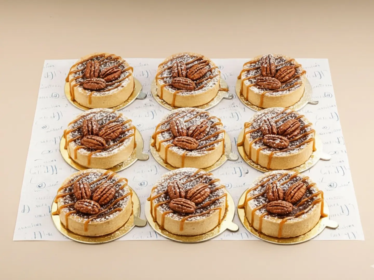 تارت بيكان وسط 9 قطع