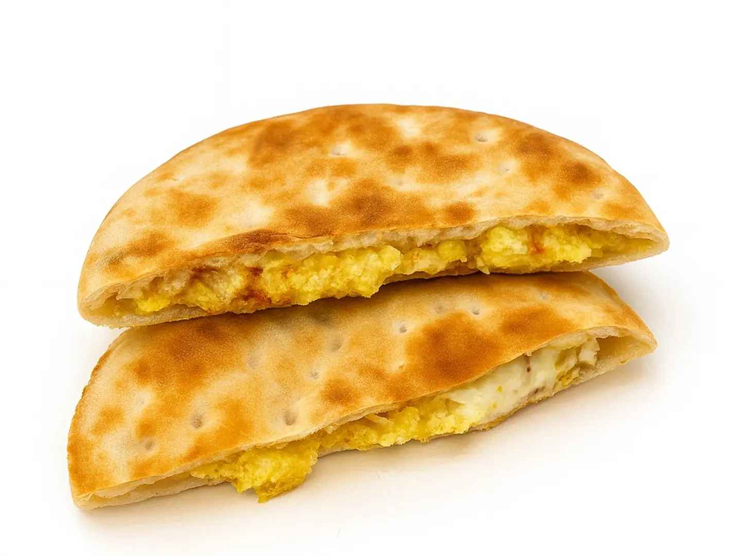 بيض بالجبن مدور