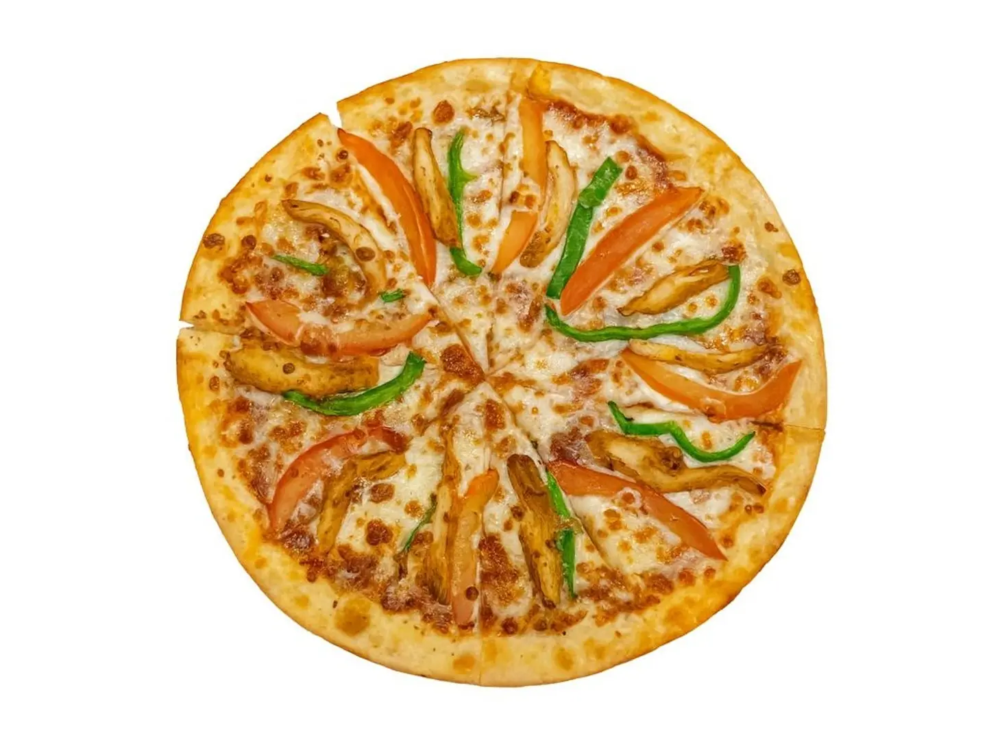 بيتزا الدجاج المدخن