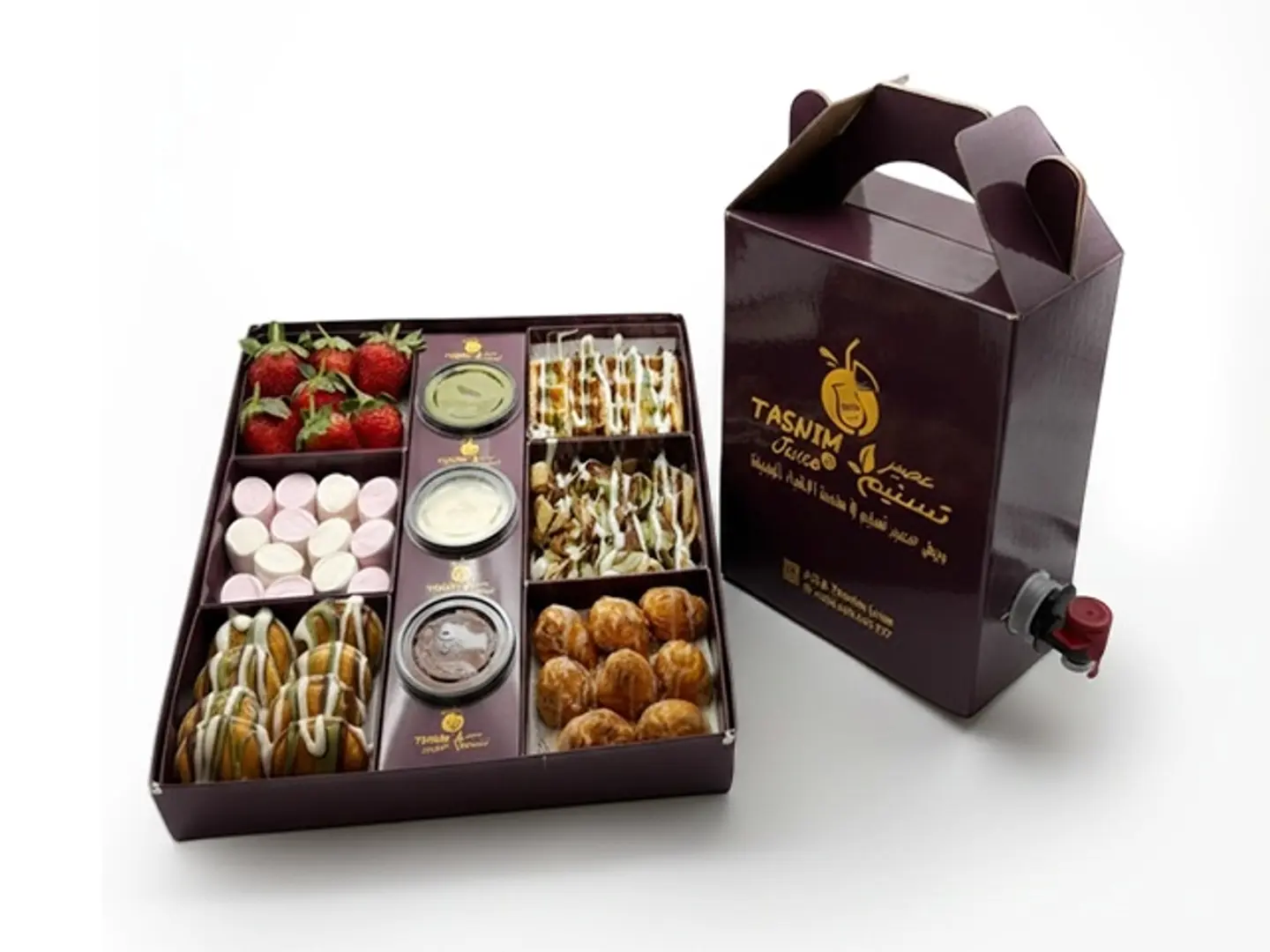 بوكس الشتاء مع 1 لتر هوت شوكليت او سحلب