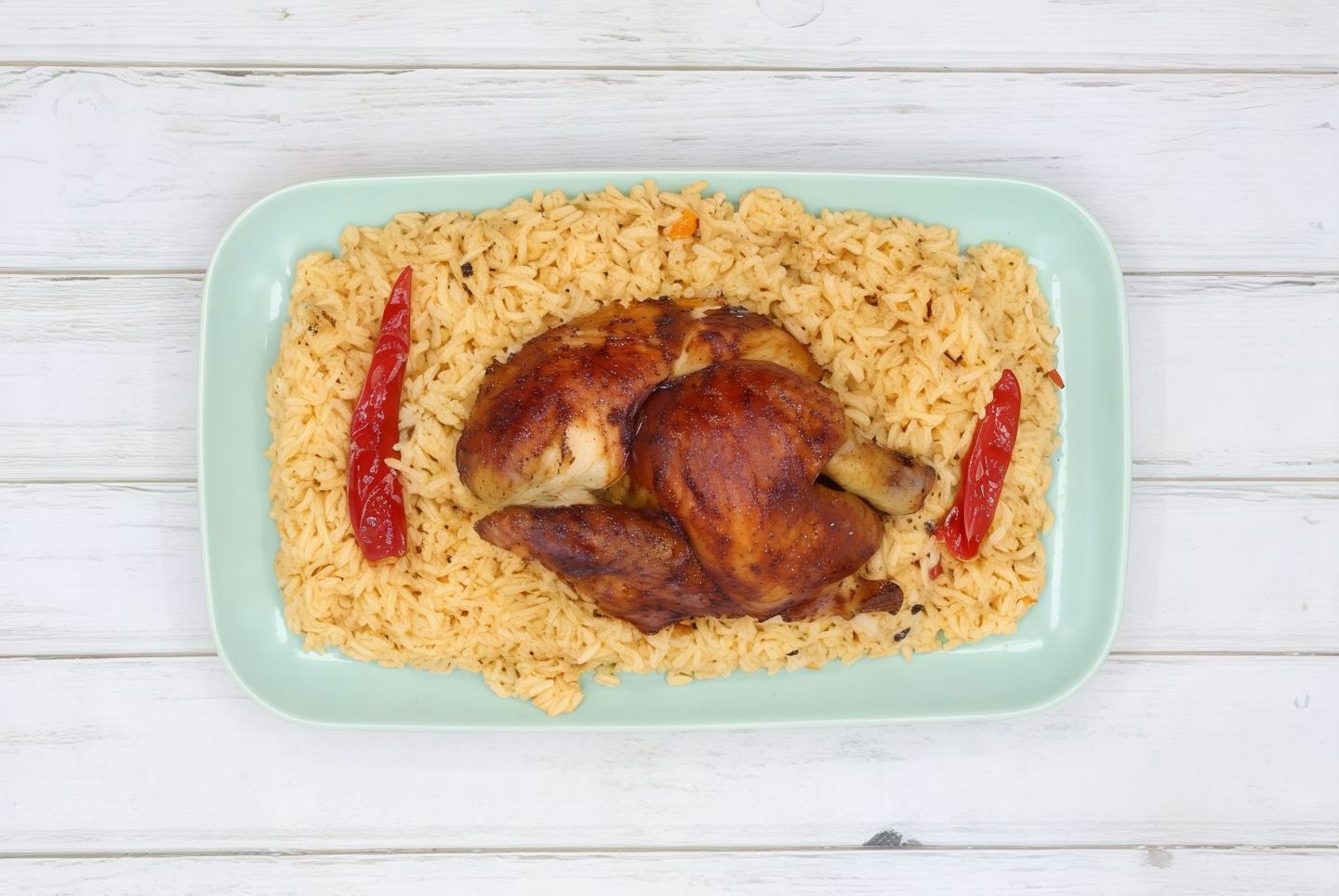 دجاج شواية سادة - نص حبة دجاج