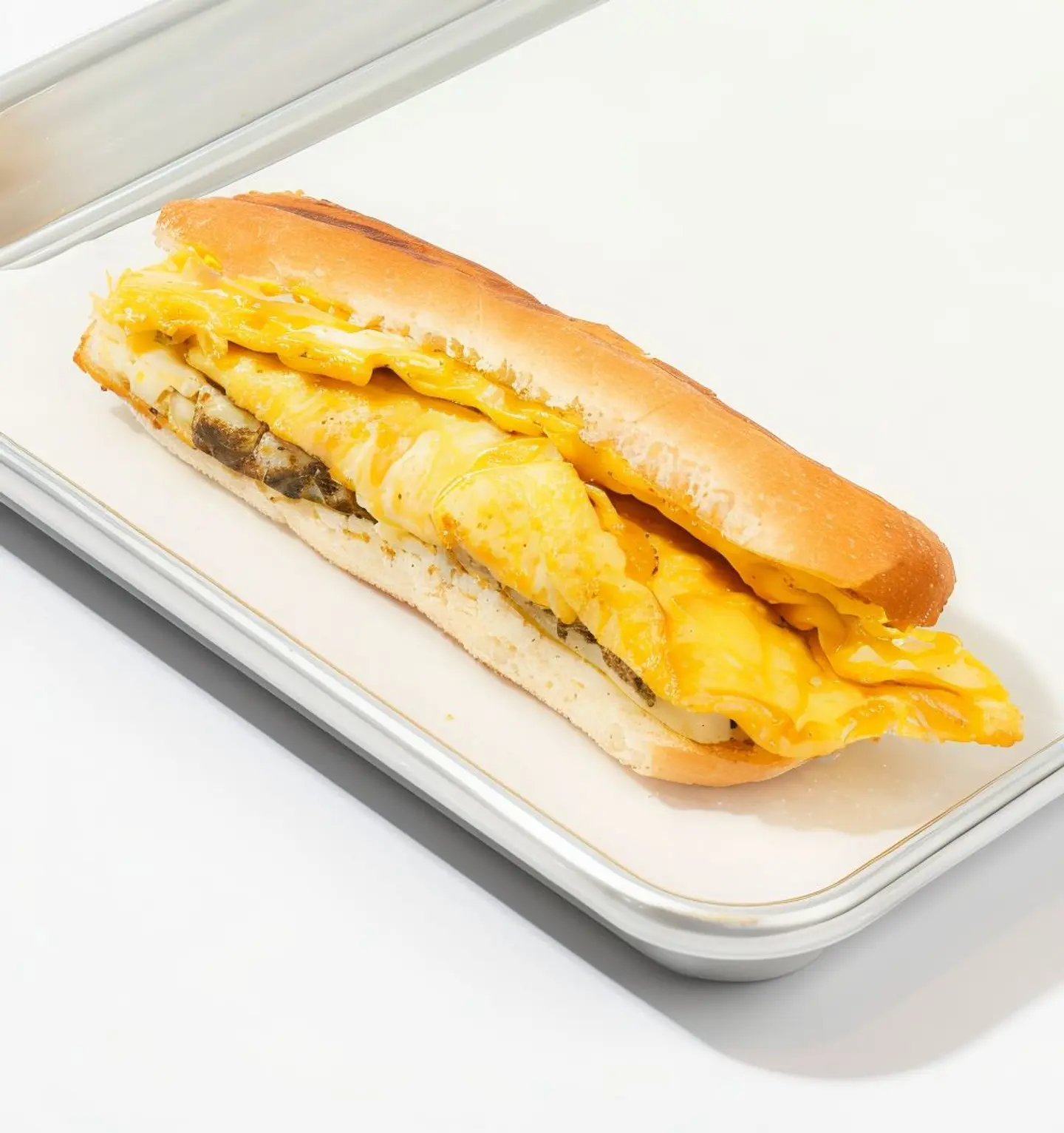 ساندوتش بيض حلوم