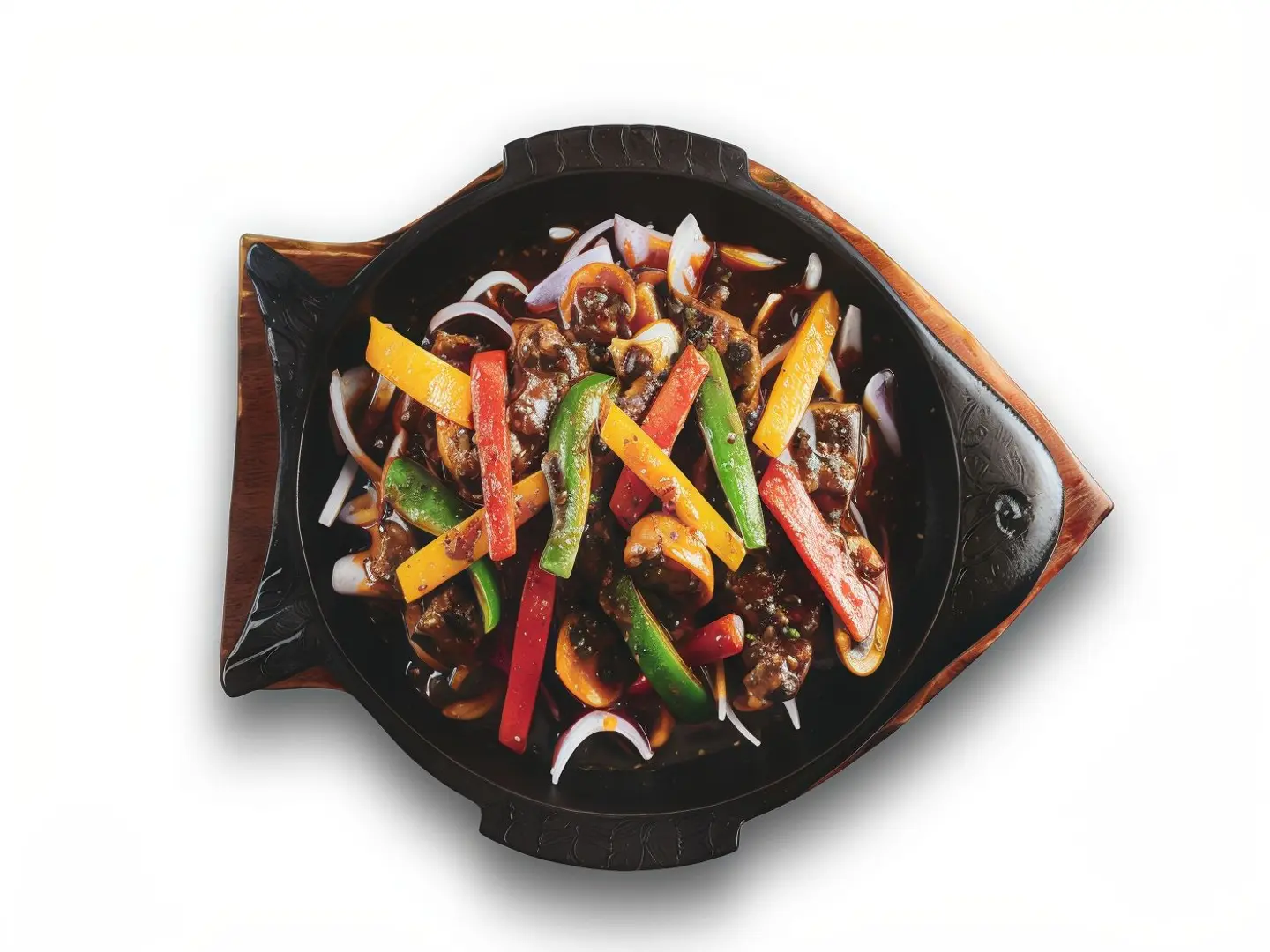 لحم ضأن بالفلفل الجاف