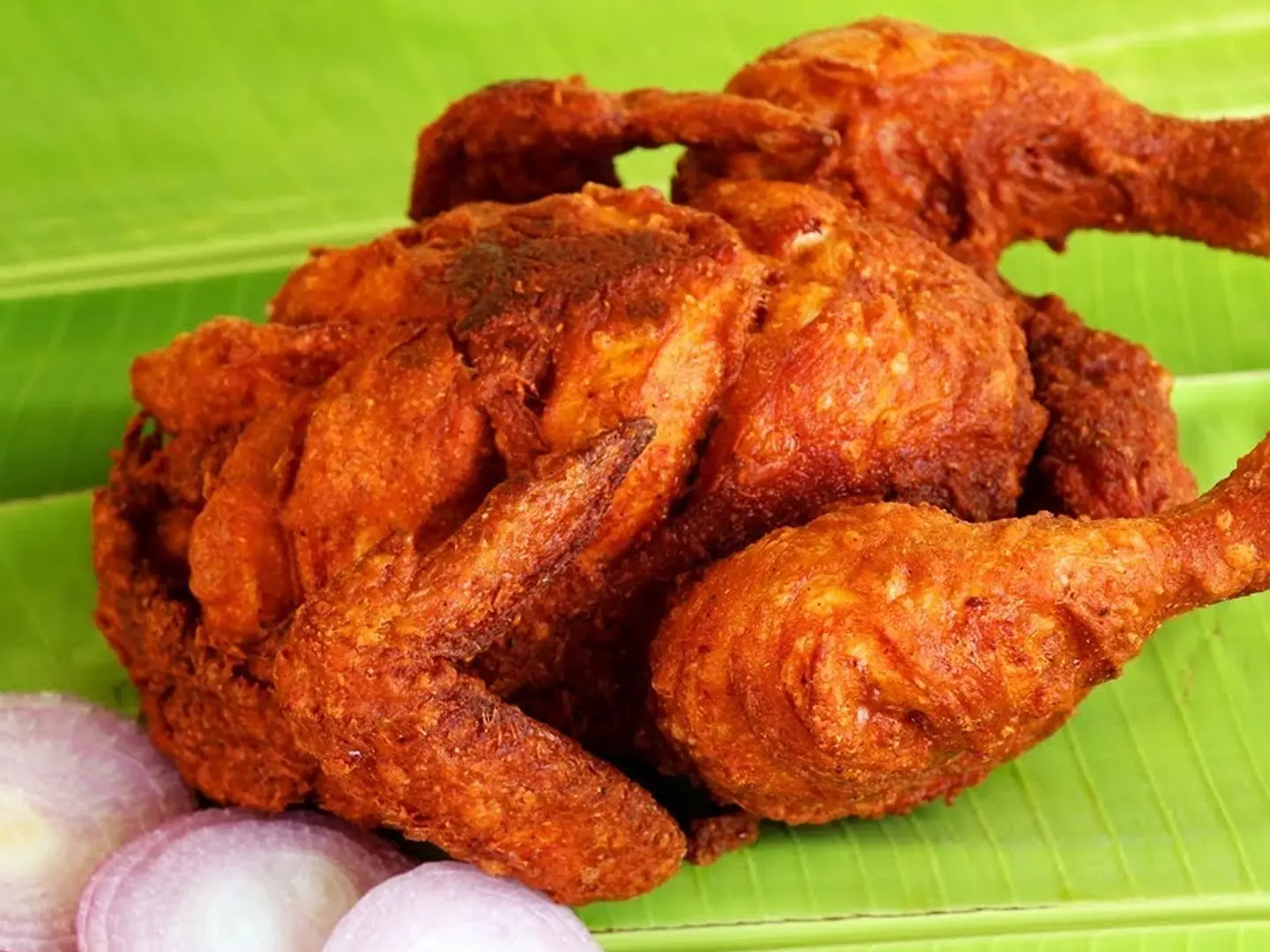 دجاج مقلي كامل