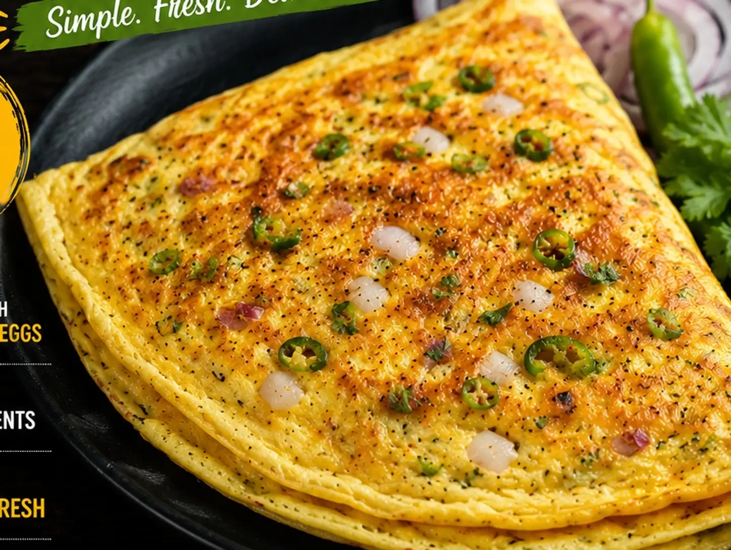 Double Egg Omelette
