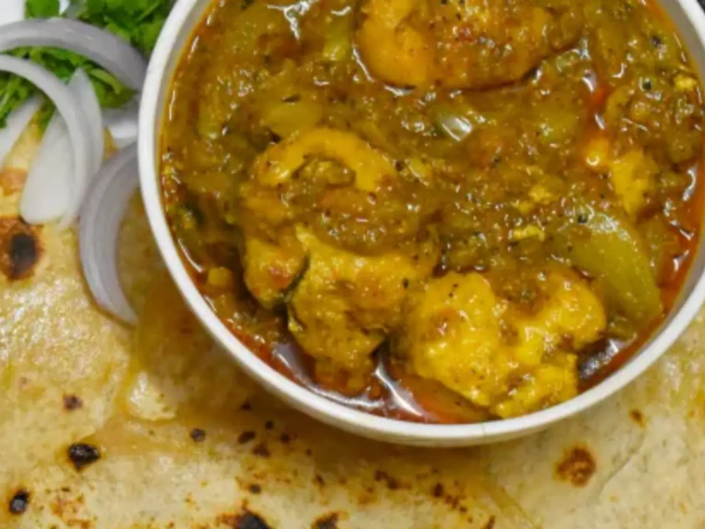 Chapati With Chicken Curry