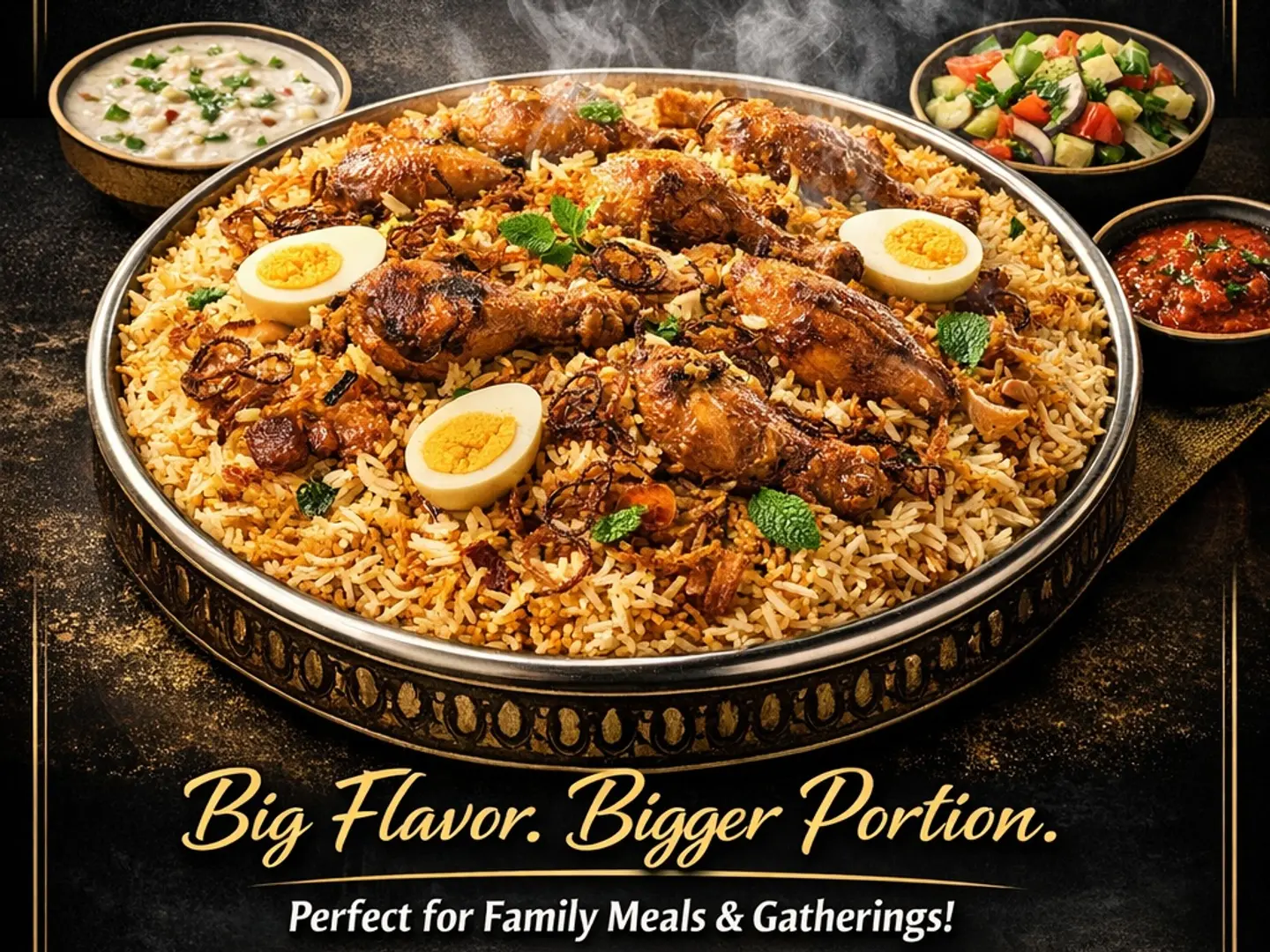 Full Sahan Chicken Biriyani Family Pack For 6 Persons