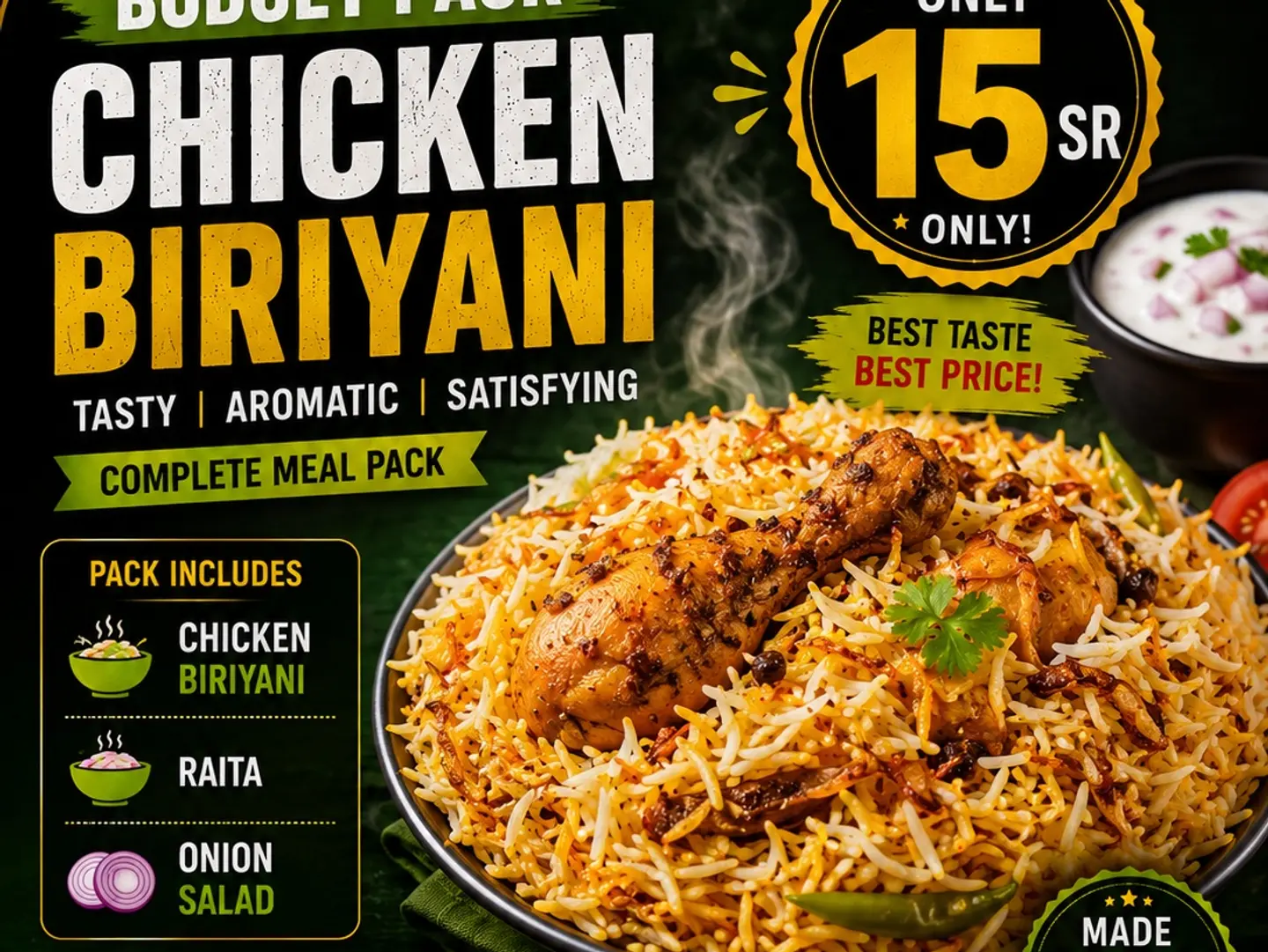 Chicken Biriyani Budget Pack