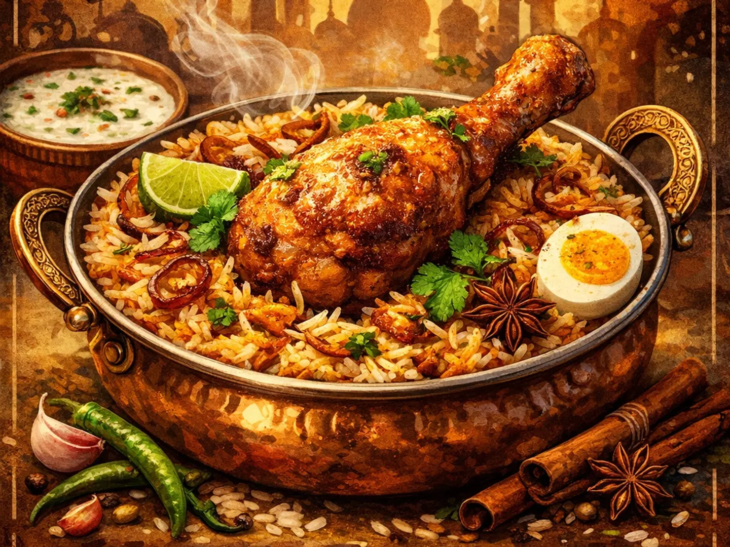 نصف دجاج مقلي