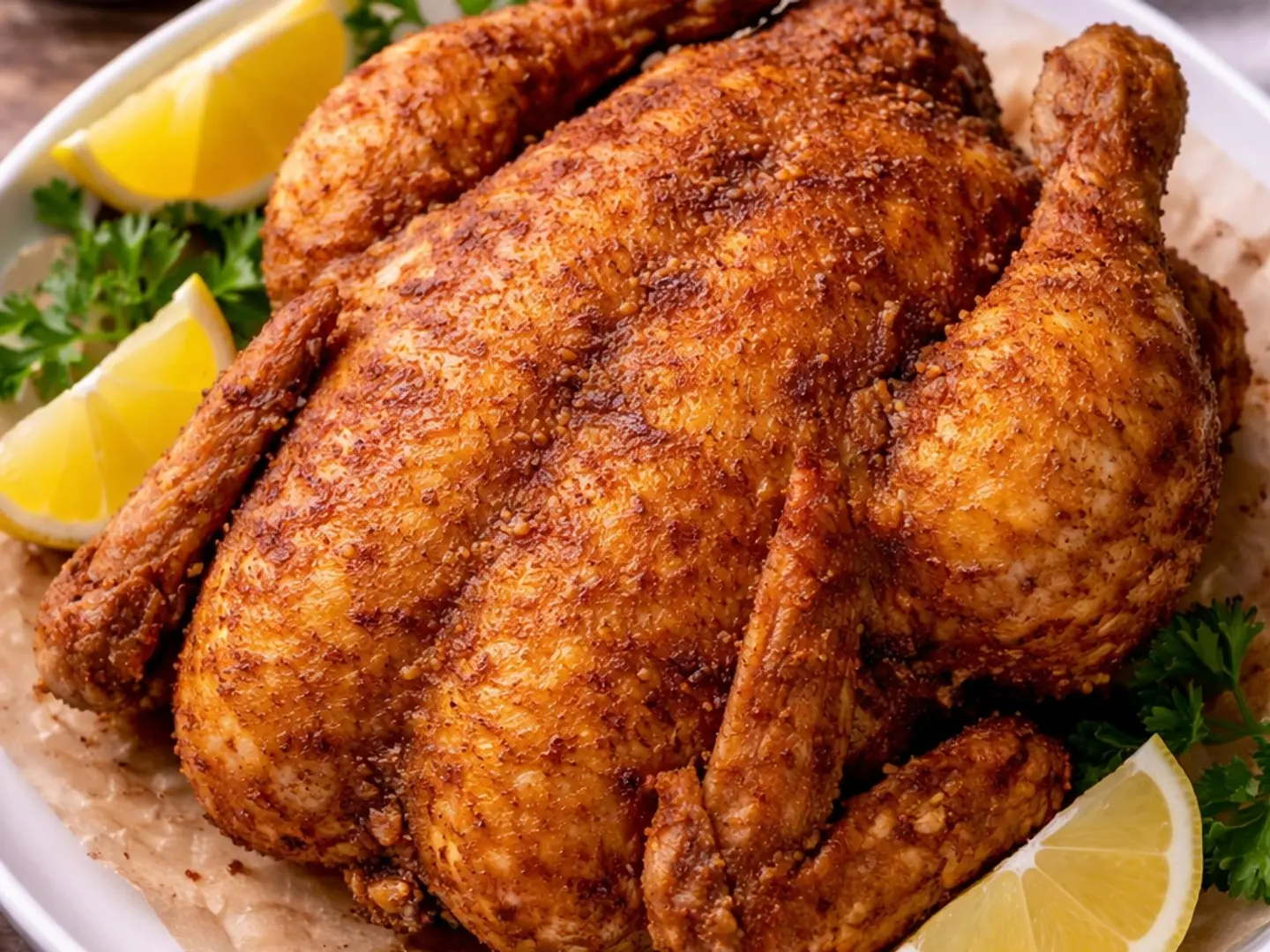 دجاج مقلي كامل