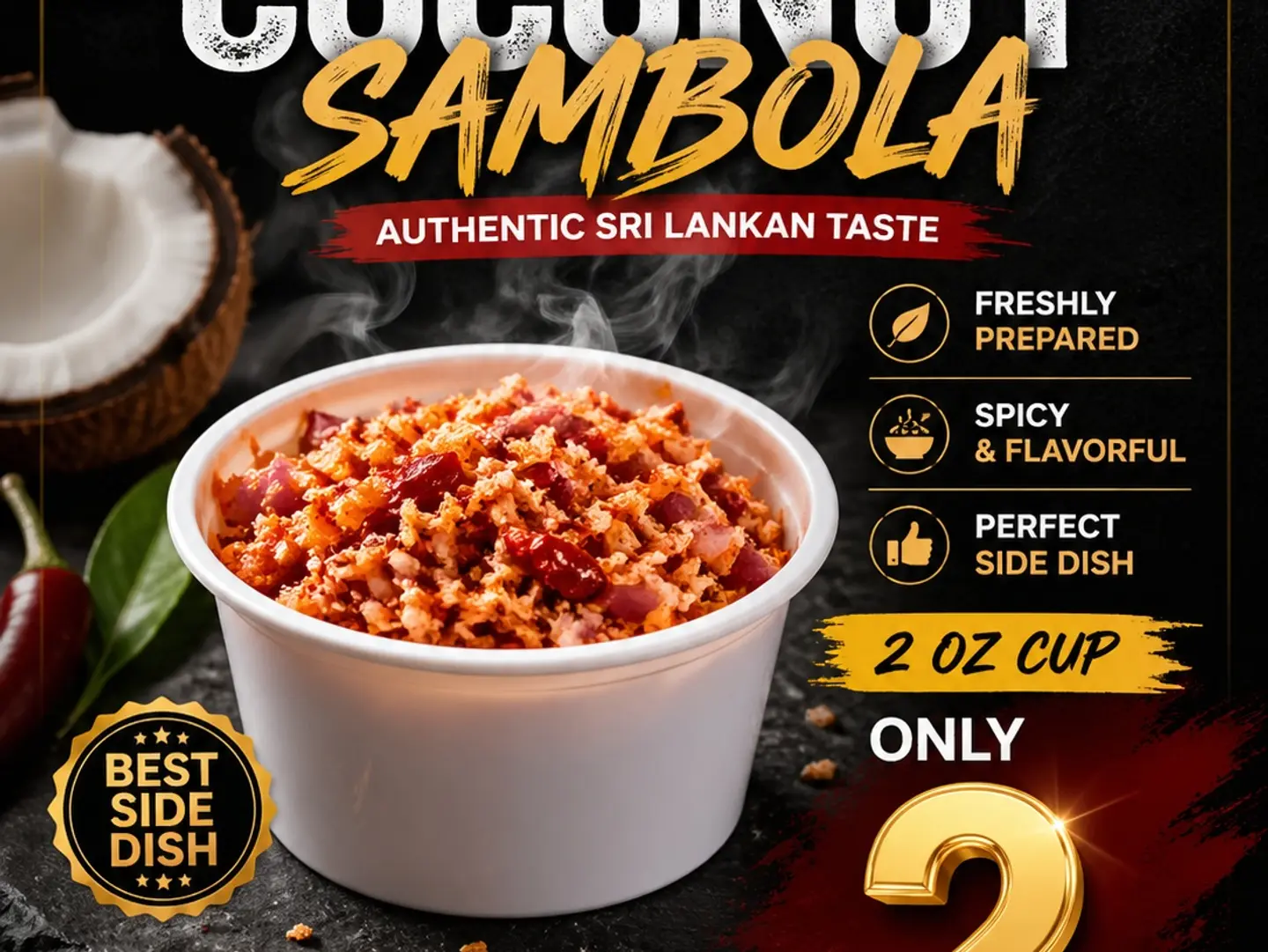 Coconut Sambola 2 Oz