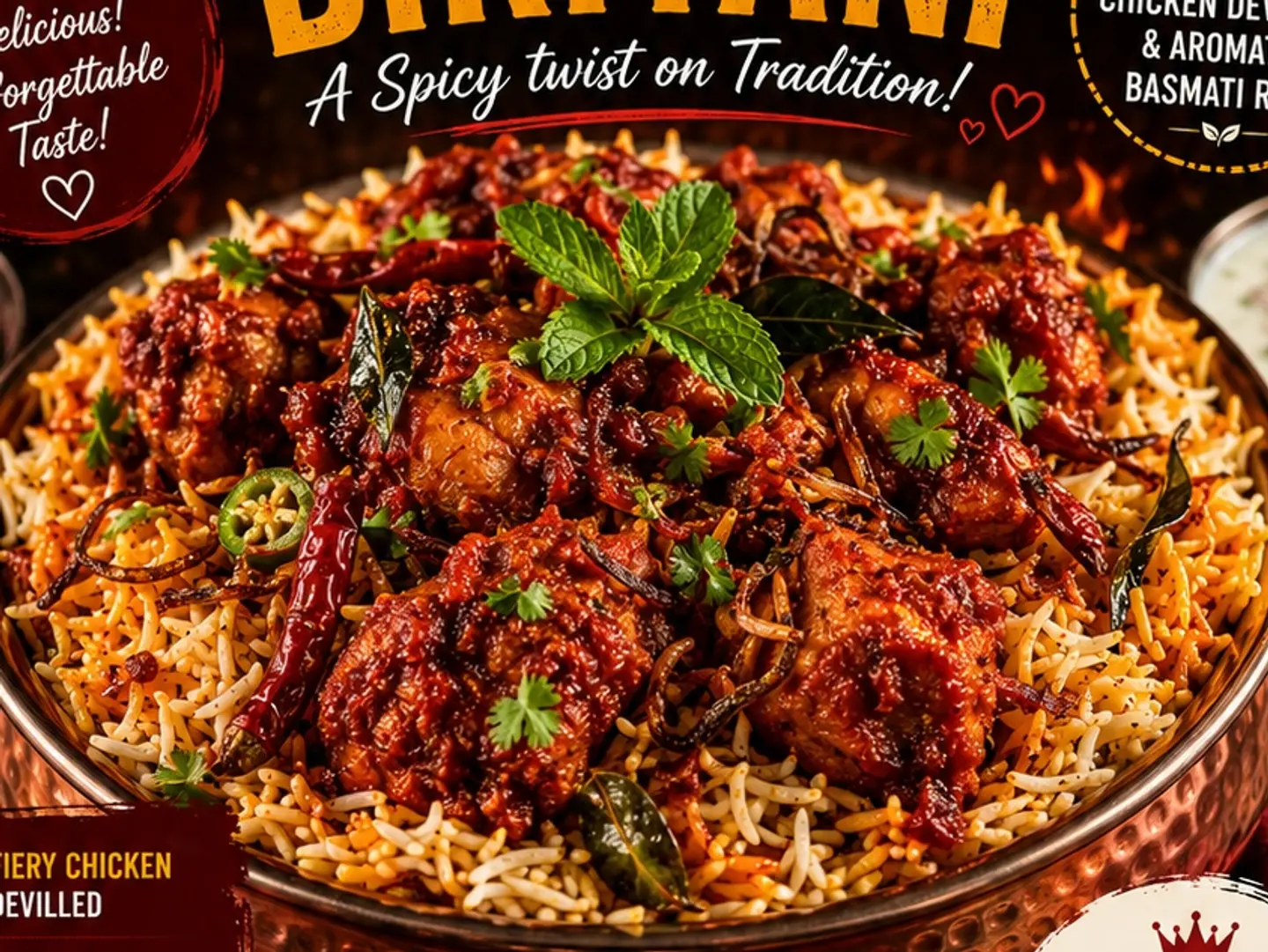 Chicken Devilled Biriyani