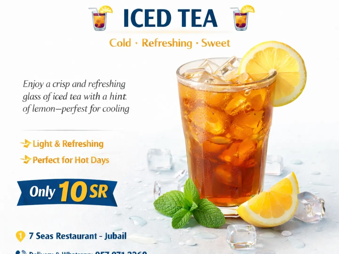 Ice Tea Promo Summer Blast