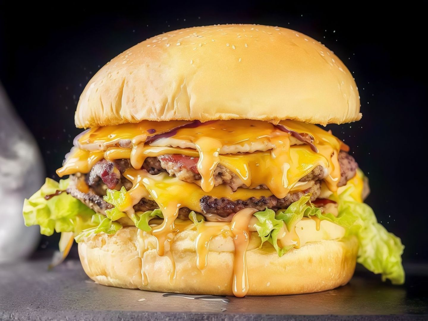 Lee Wax Double Burger