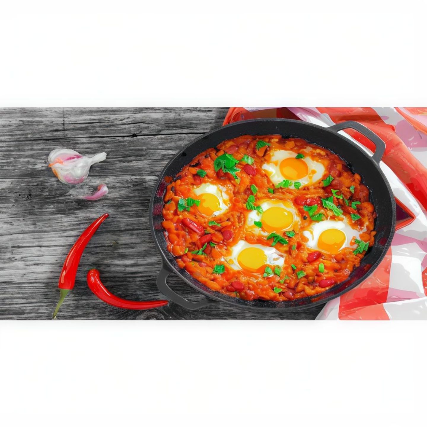 Red Beans With Eggs