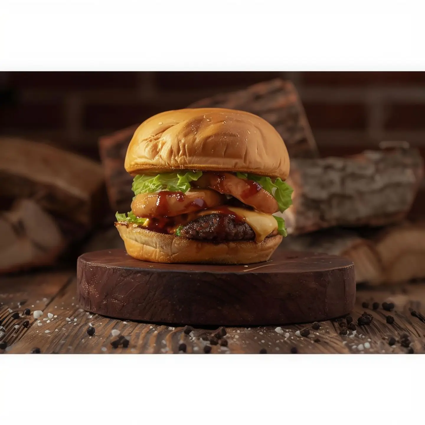 برجر سموكي باربيكيو كاو