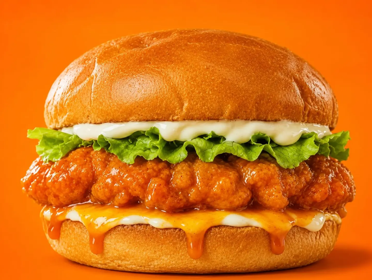 Maple Crispy Chicken Burger