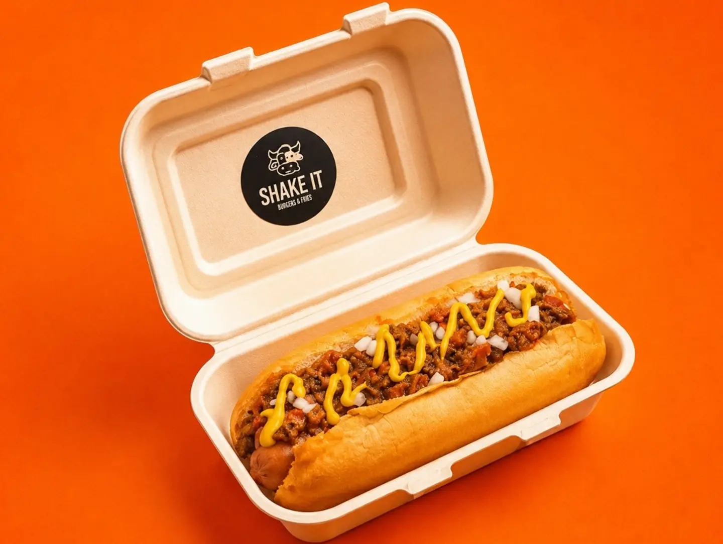 Chili Mexican Hotdog Sandwich