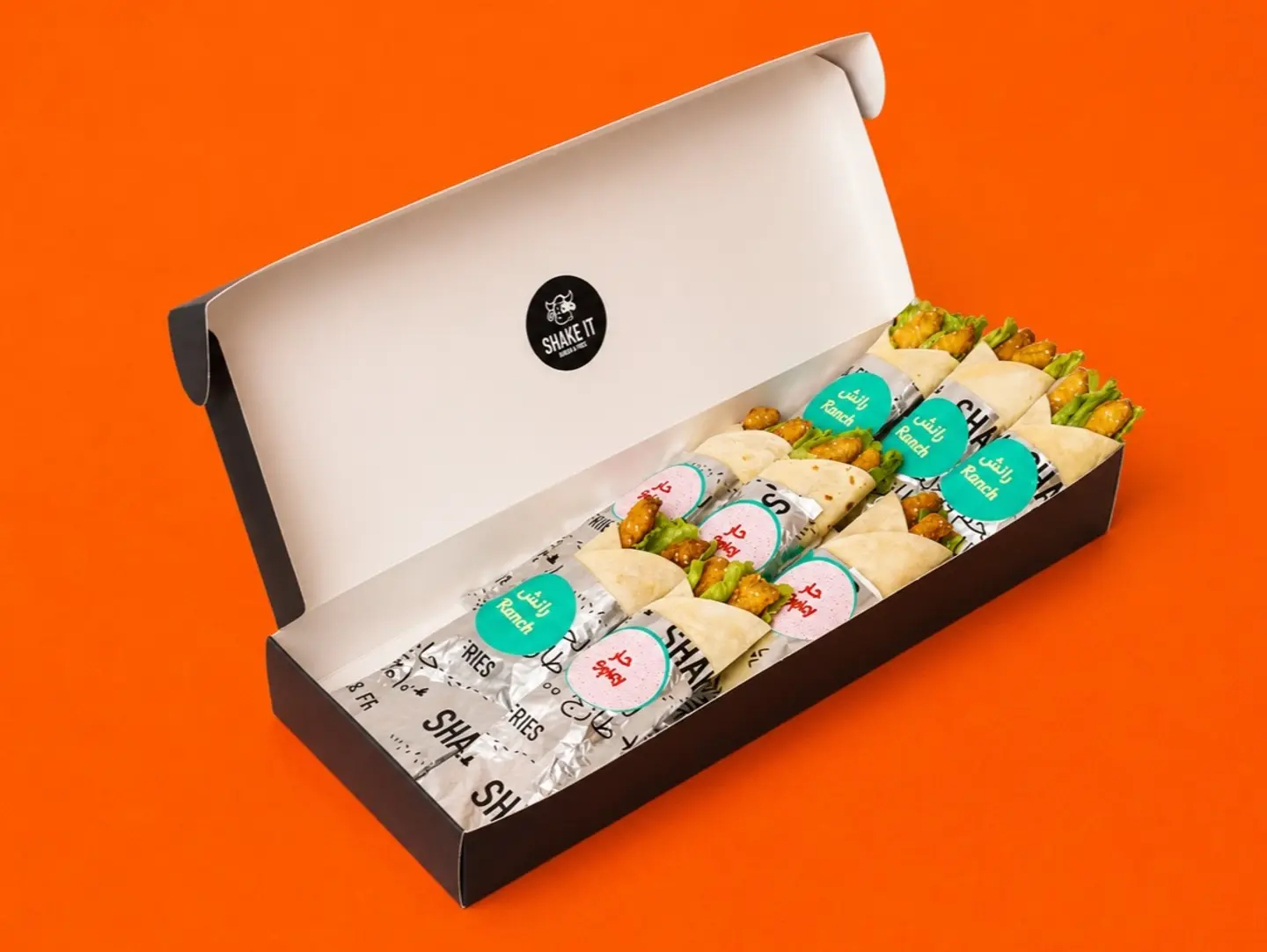 8 Pieces Chicken Wrap Box