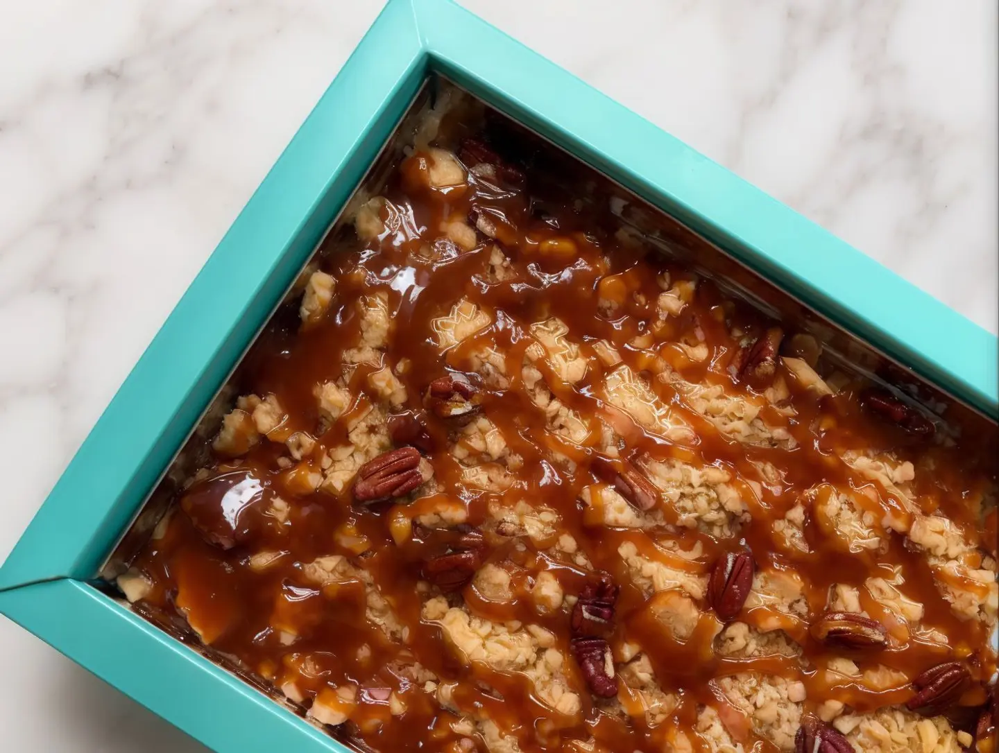 Date Cake With Pecans And Caramel Large