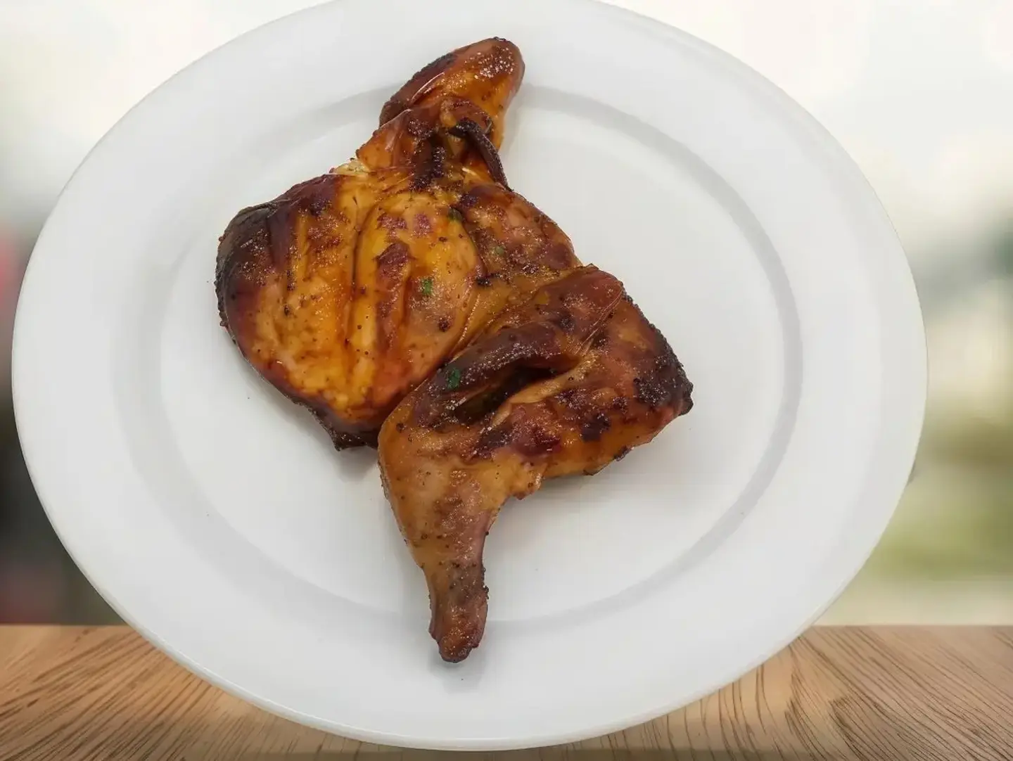 نص دجاج مظبي سادة بدون رز