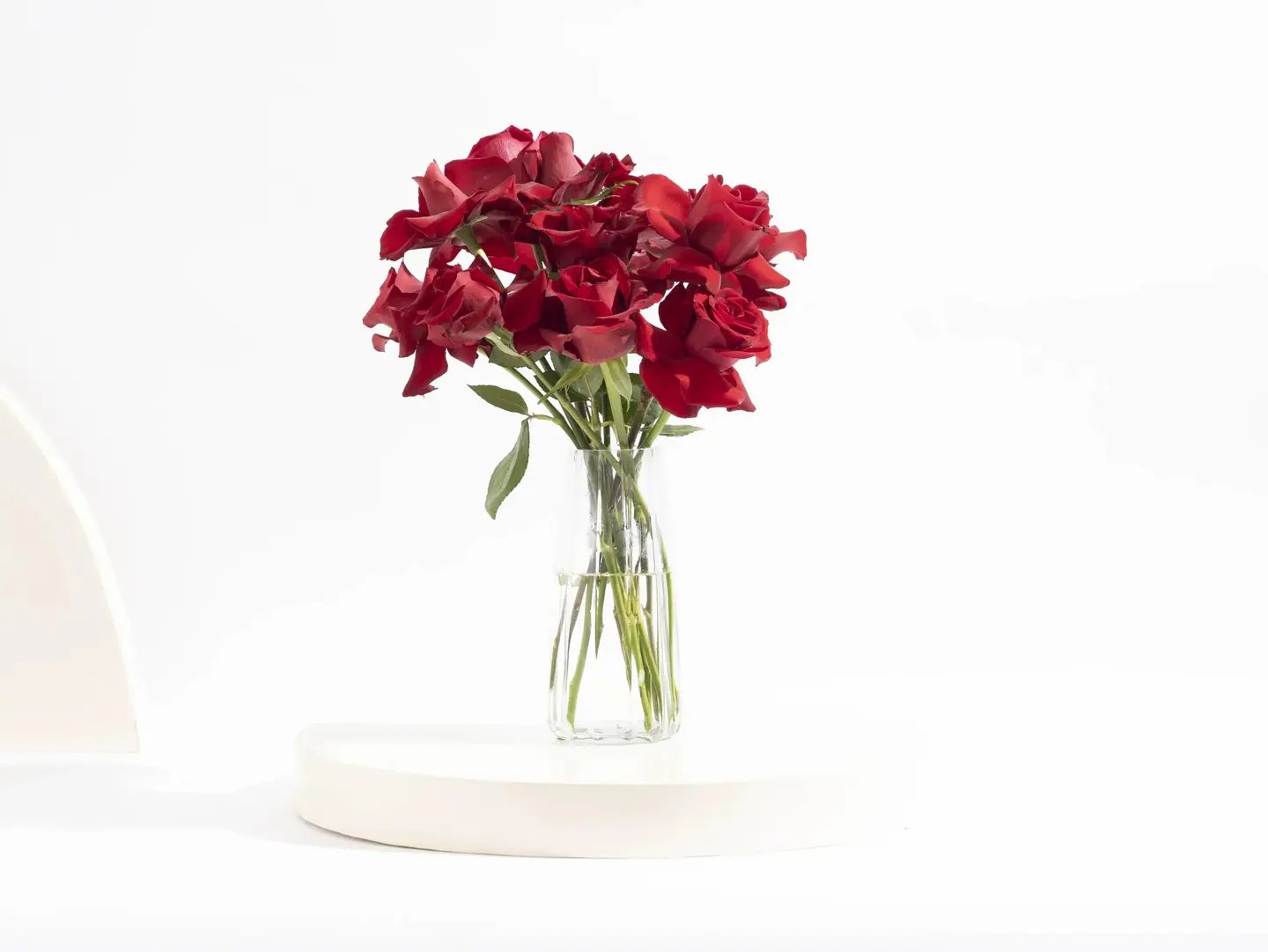 Red Velvet Vase