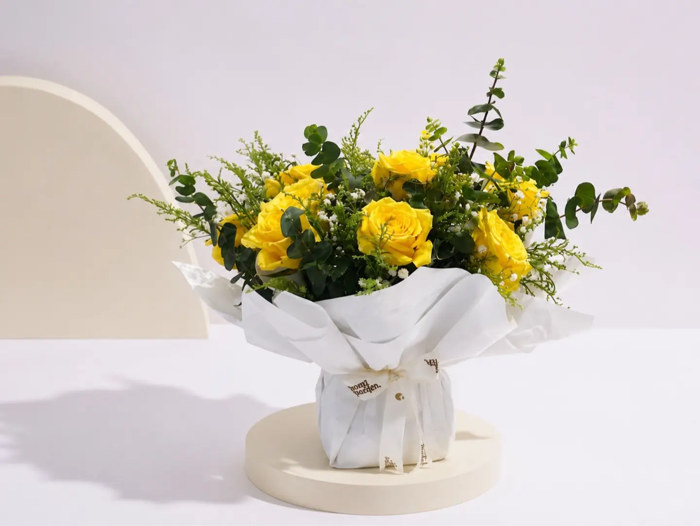 Bucket Yellow Rose