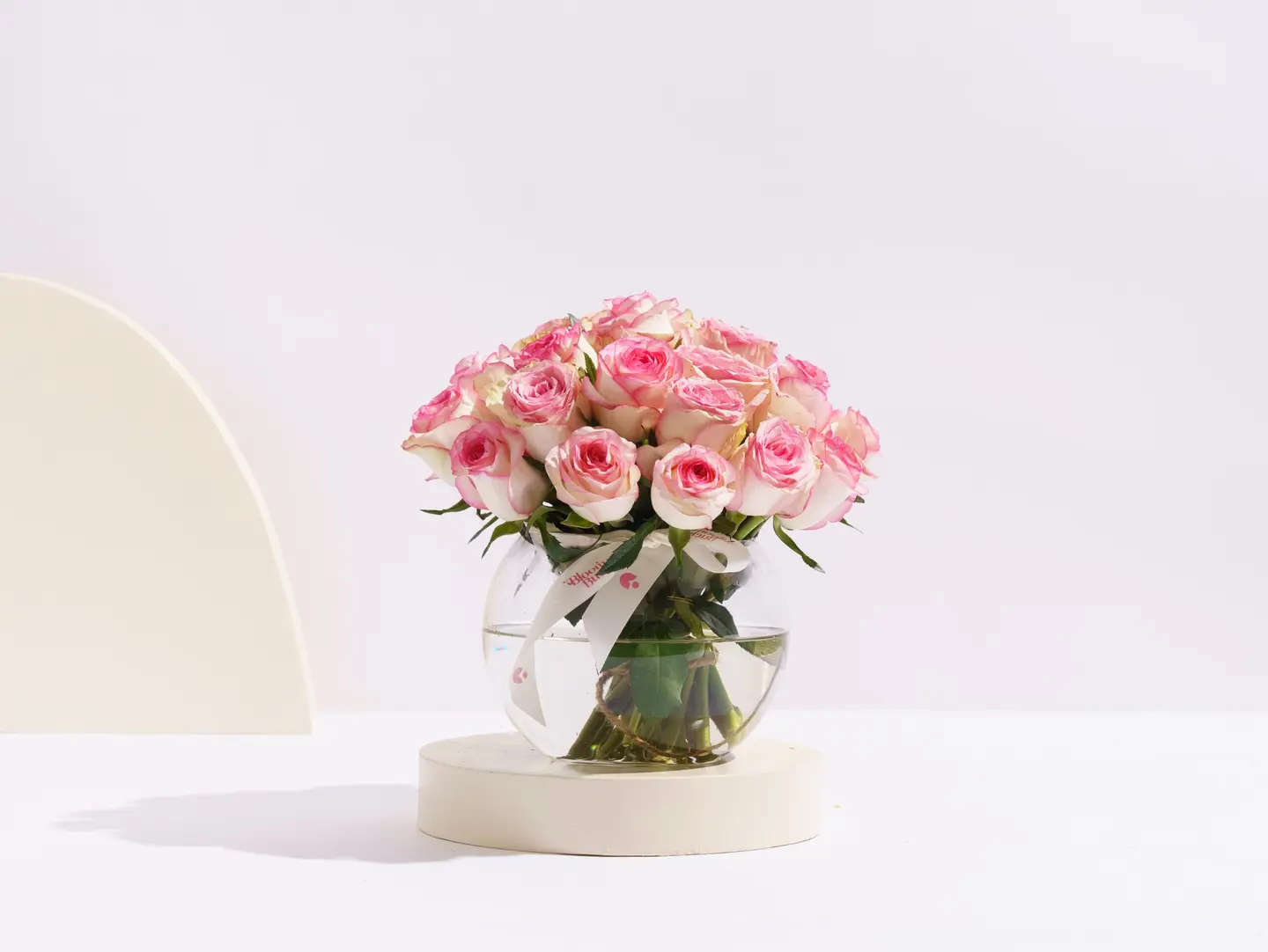 Pink Rose Vase