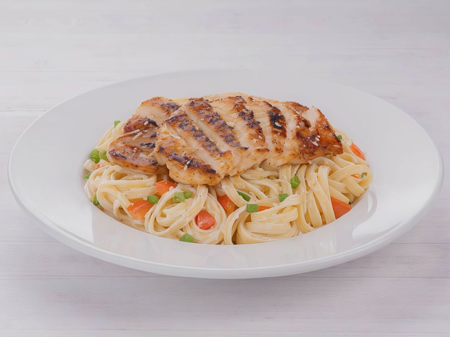 Blackened Chicken Alfredo Pasta