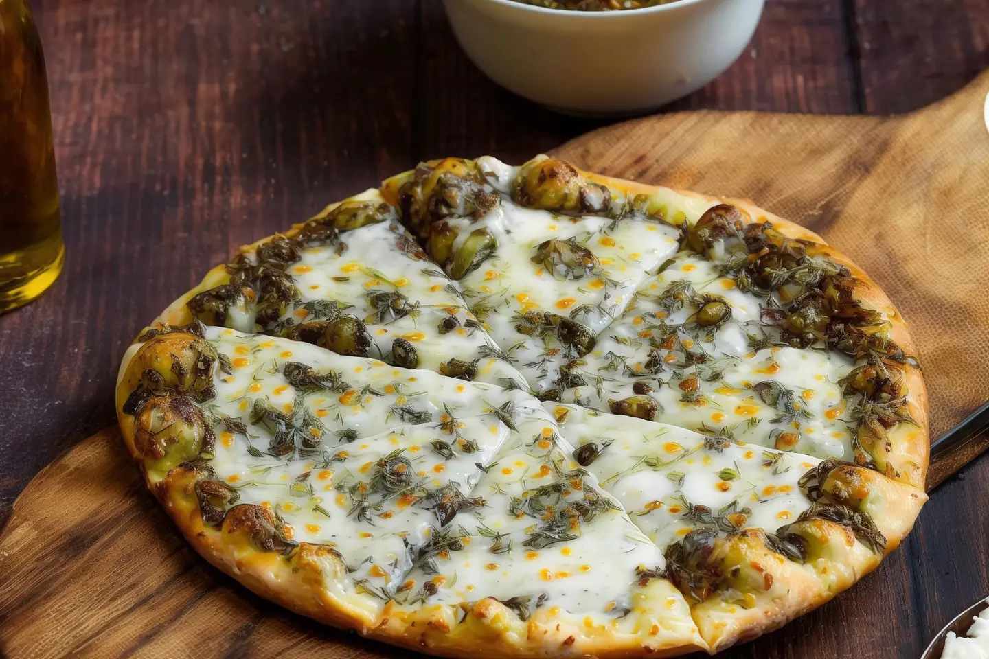 جبنة زعتر زيتون