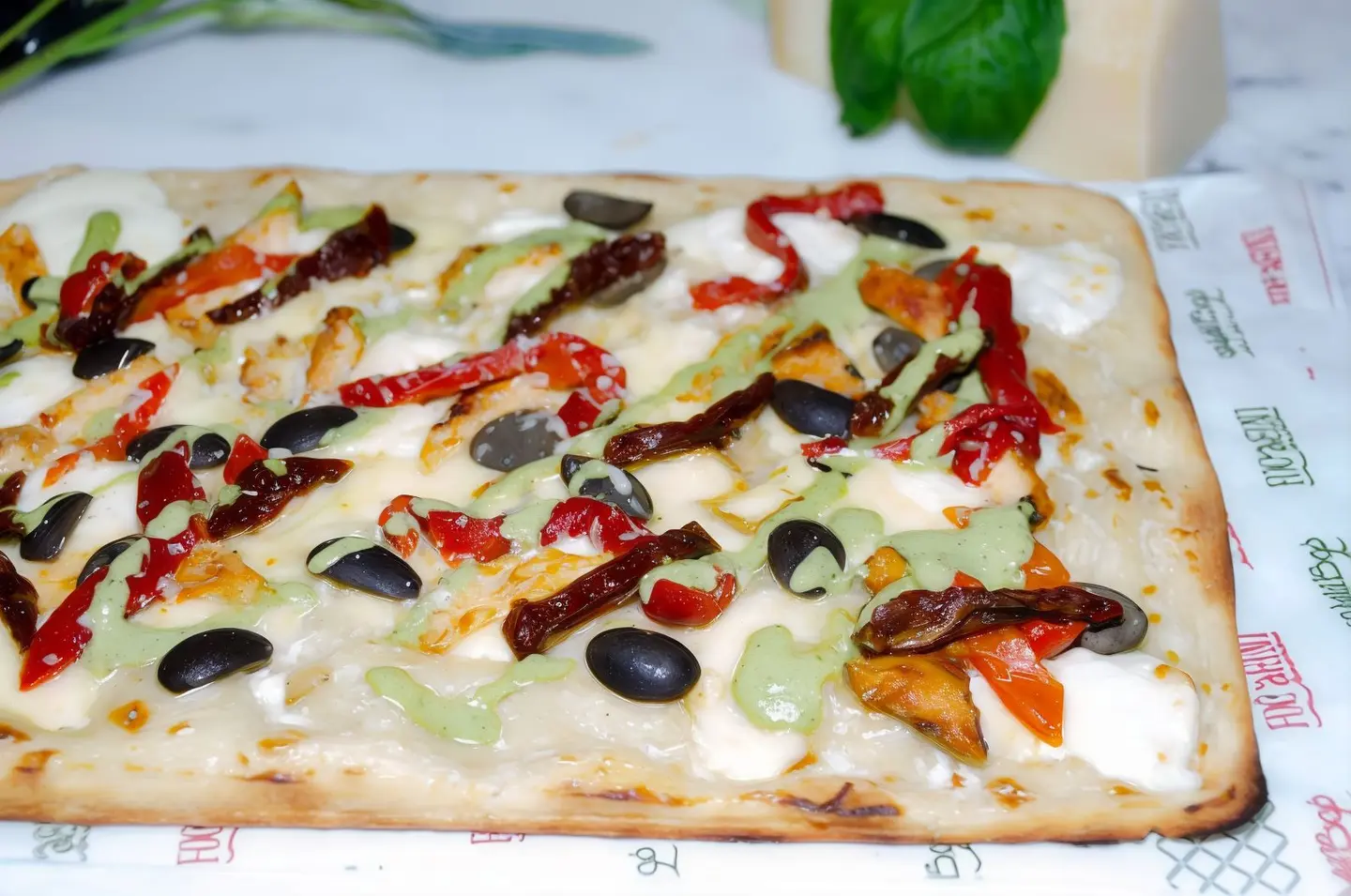Polo Pesto - Slice  Polo Pesto