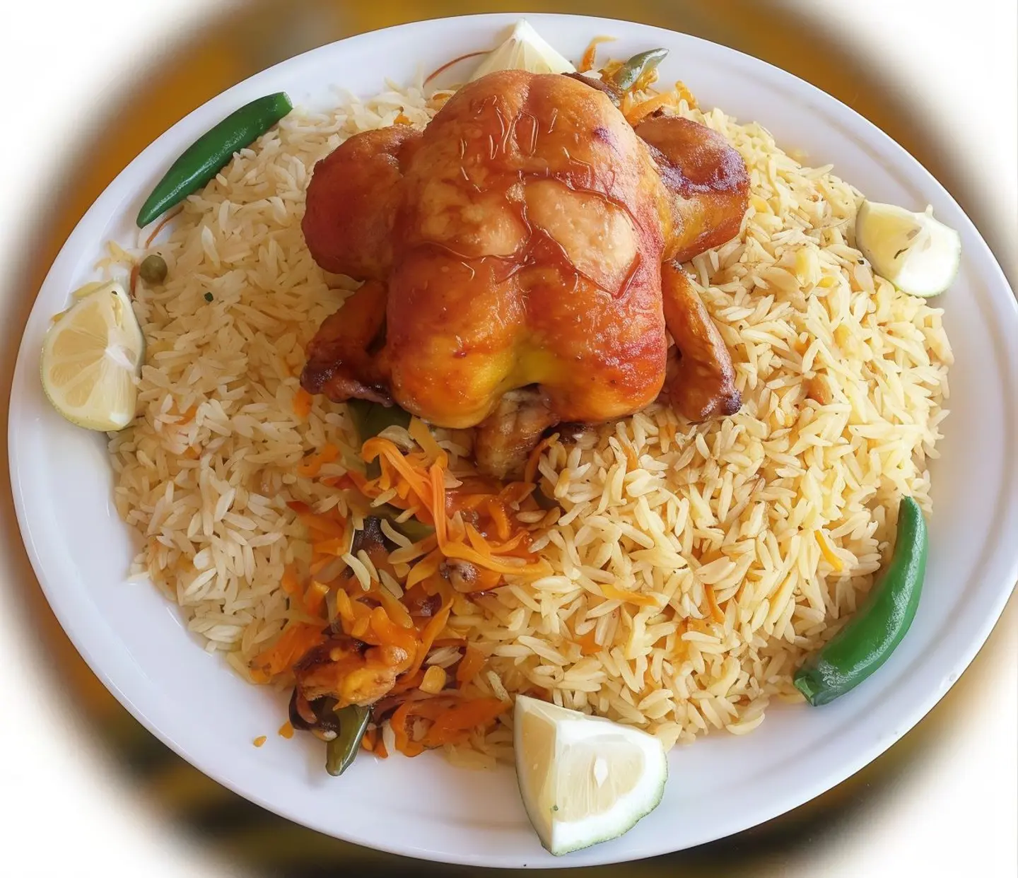 Fried Chicken With Rice
