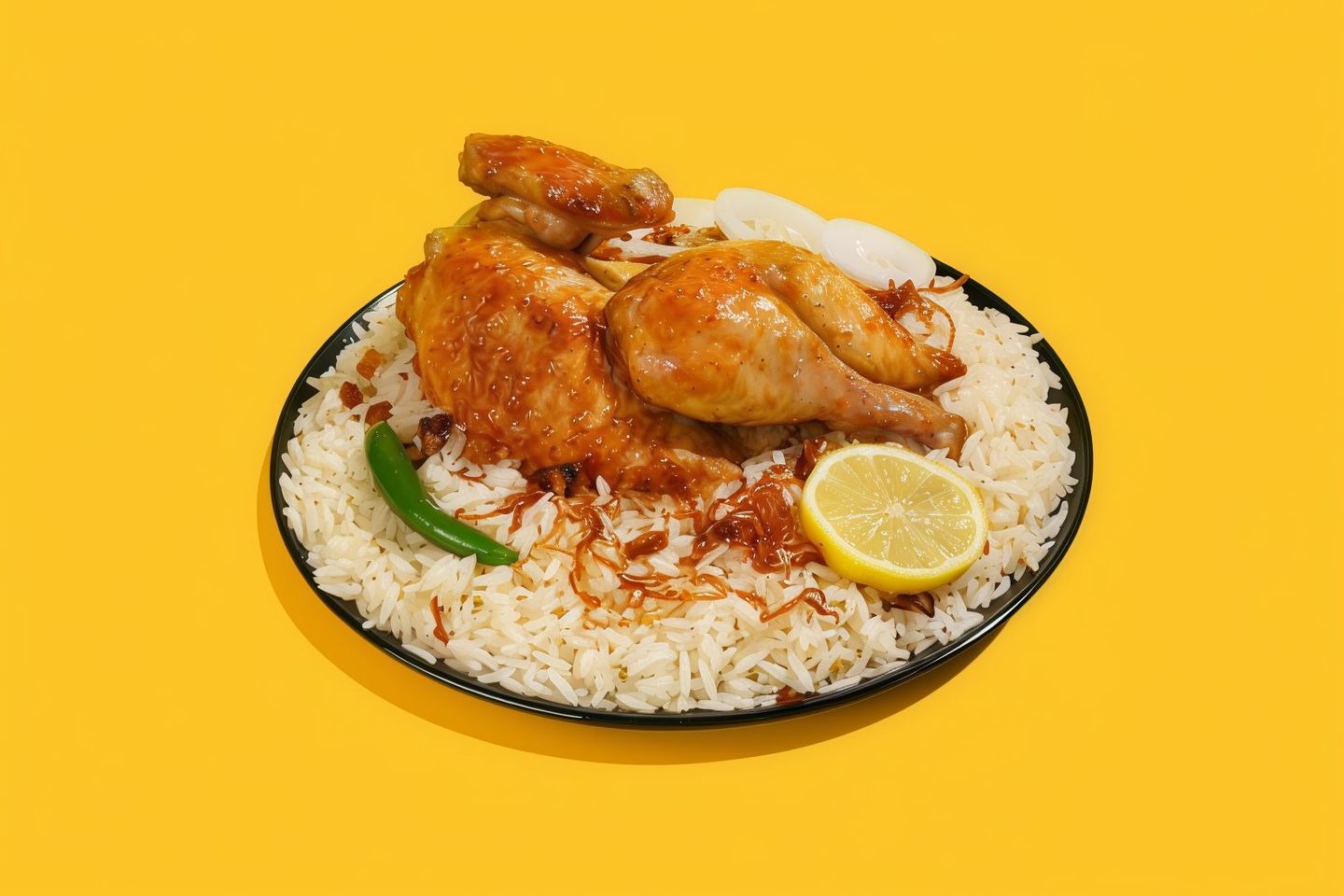 Spicy Grilled Chicken With Rice