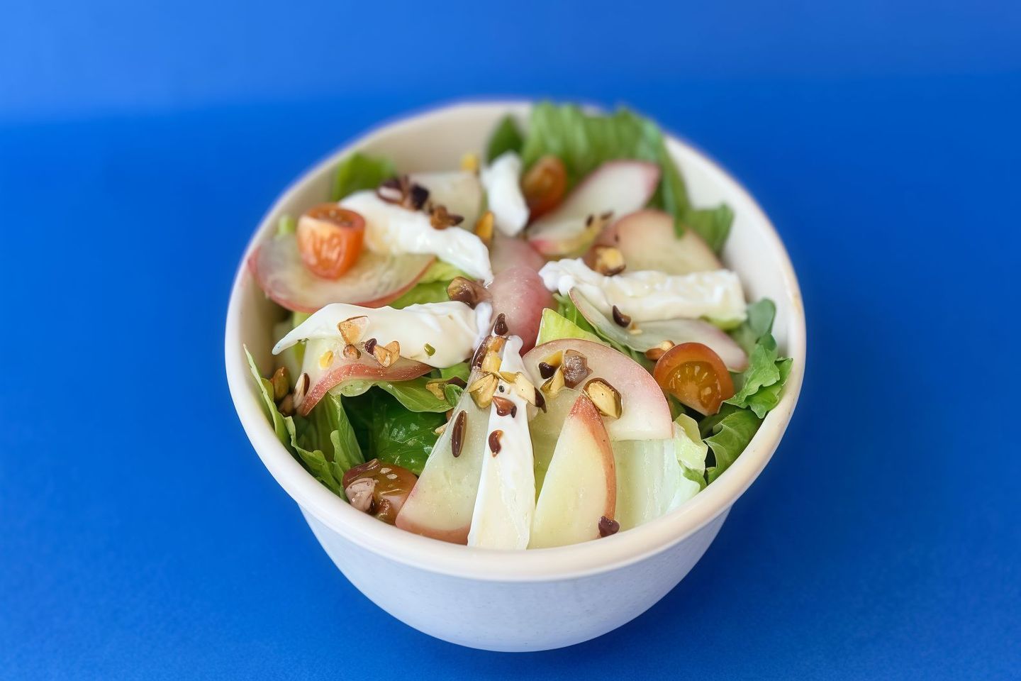 Peaches And Burrata Salad