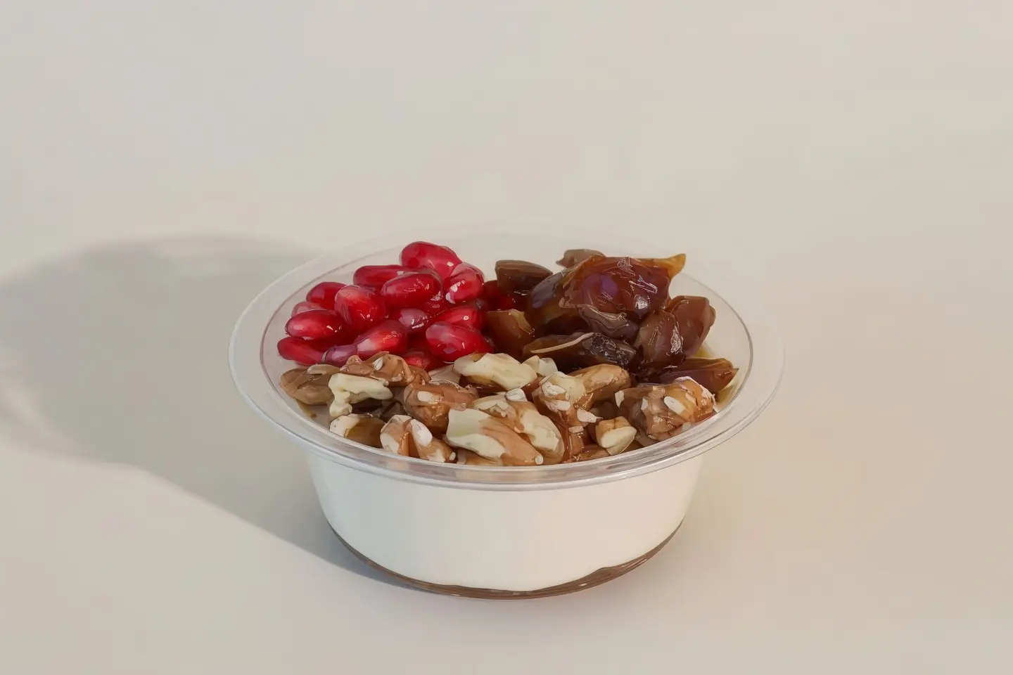 زبادي الرمان والتمر