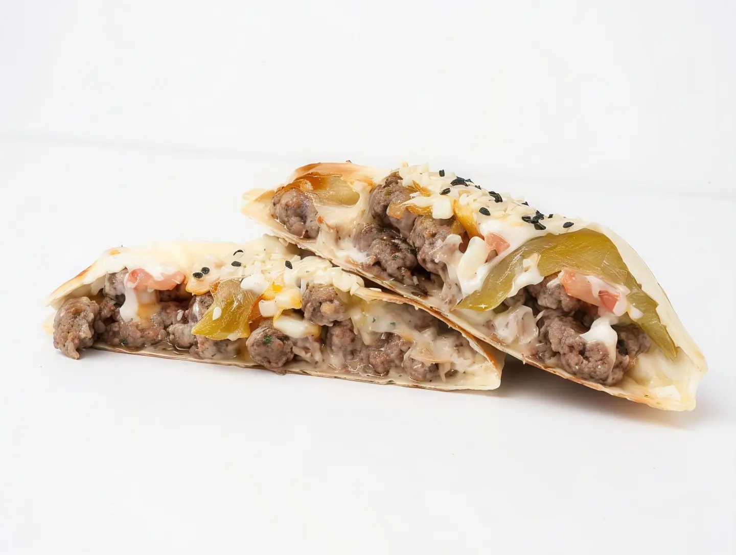 مدور كفتة لحم بالجبنة