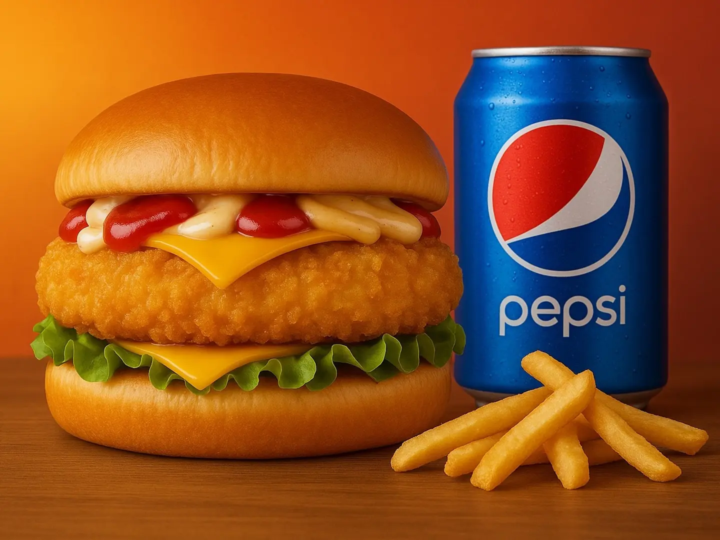 وجبة برجر سمك