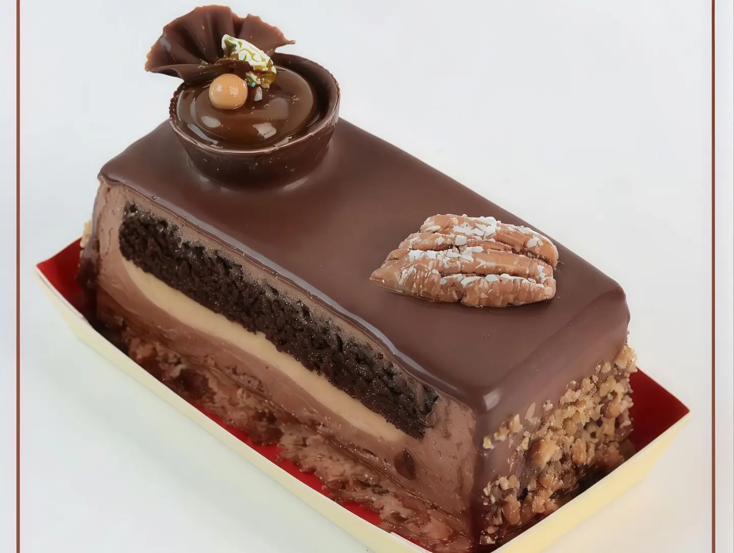 قطعة شوكولا بيكان كراميل -9702
