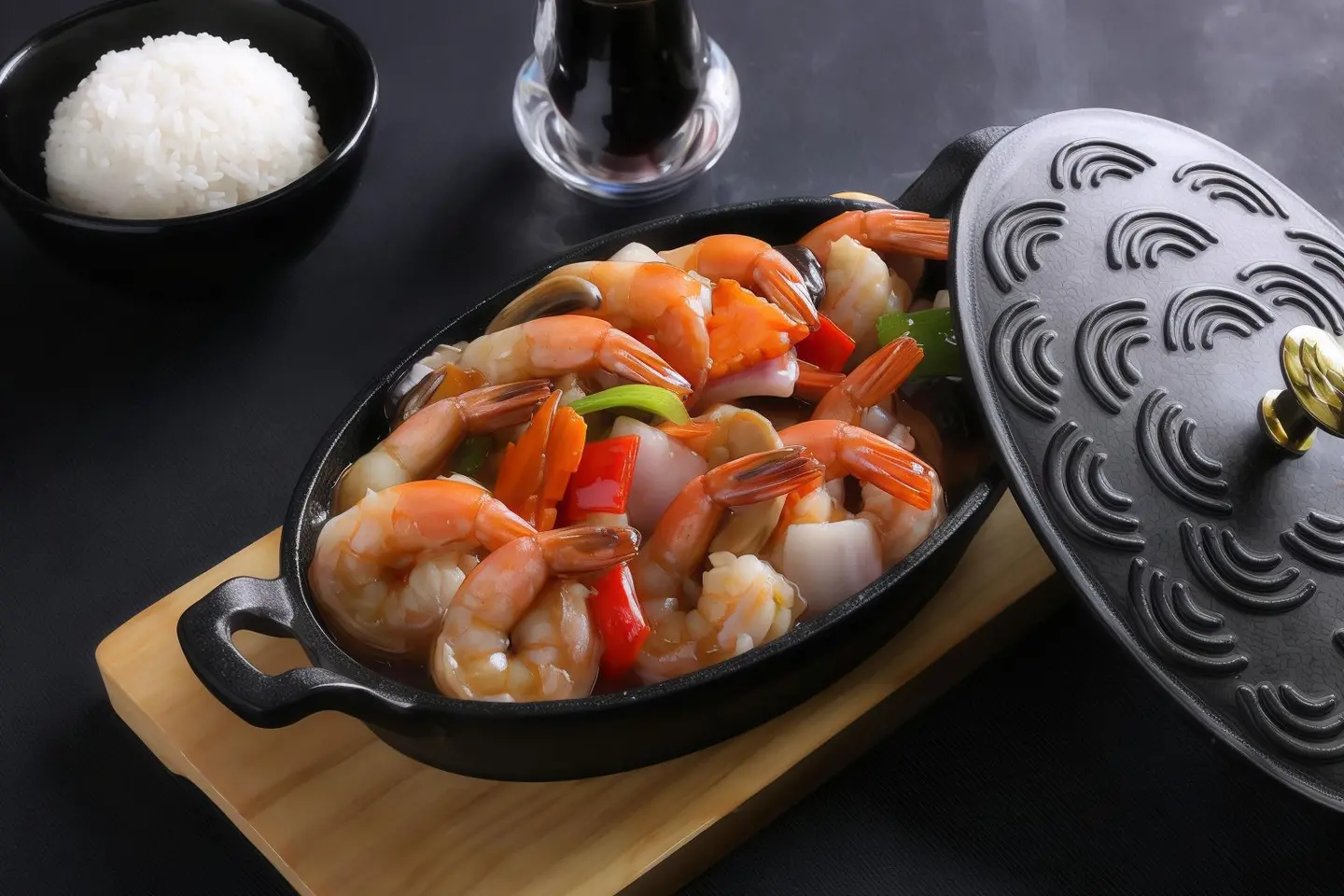 Shrimp With Oyster Sauce
