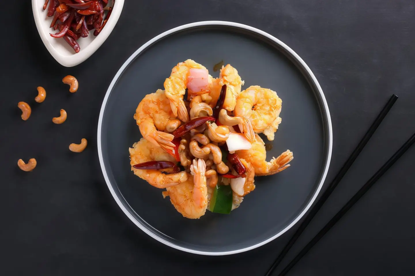 Cashew Chili Shrimp