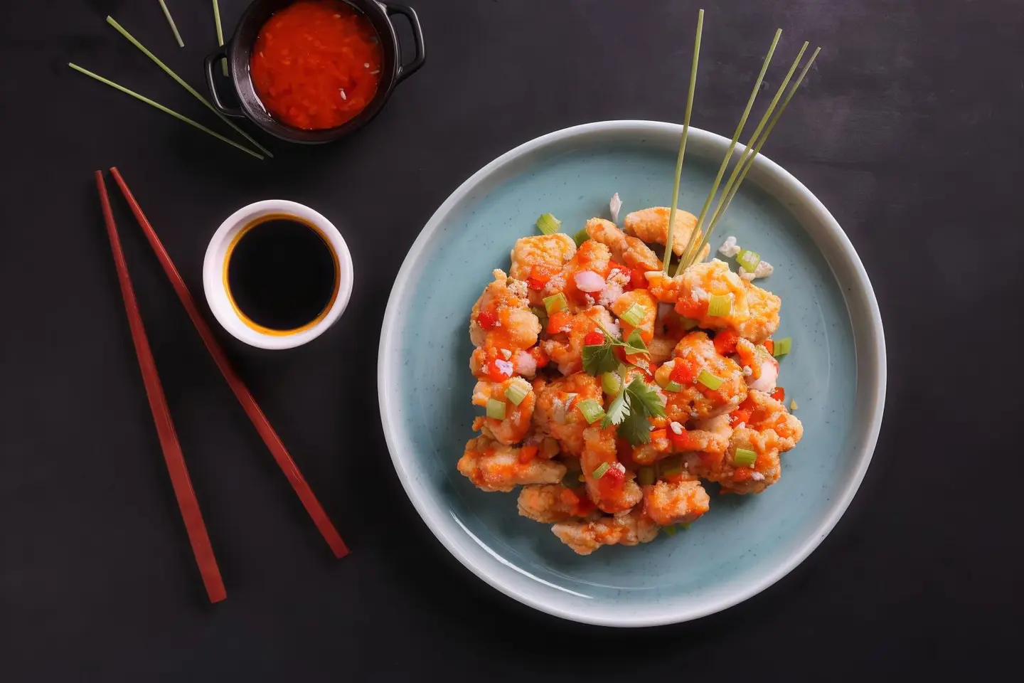 Fried Chicken With Lemon Grass