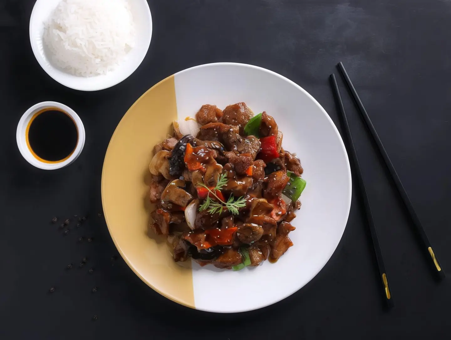 Beef With Black Pepper Sauce