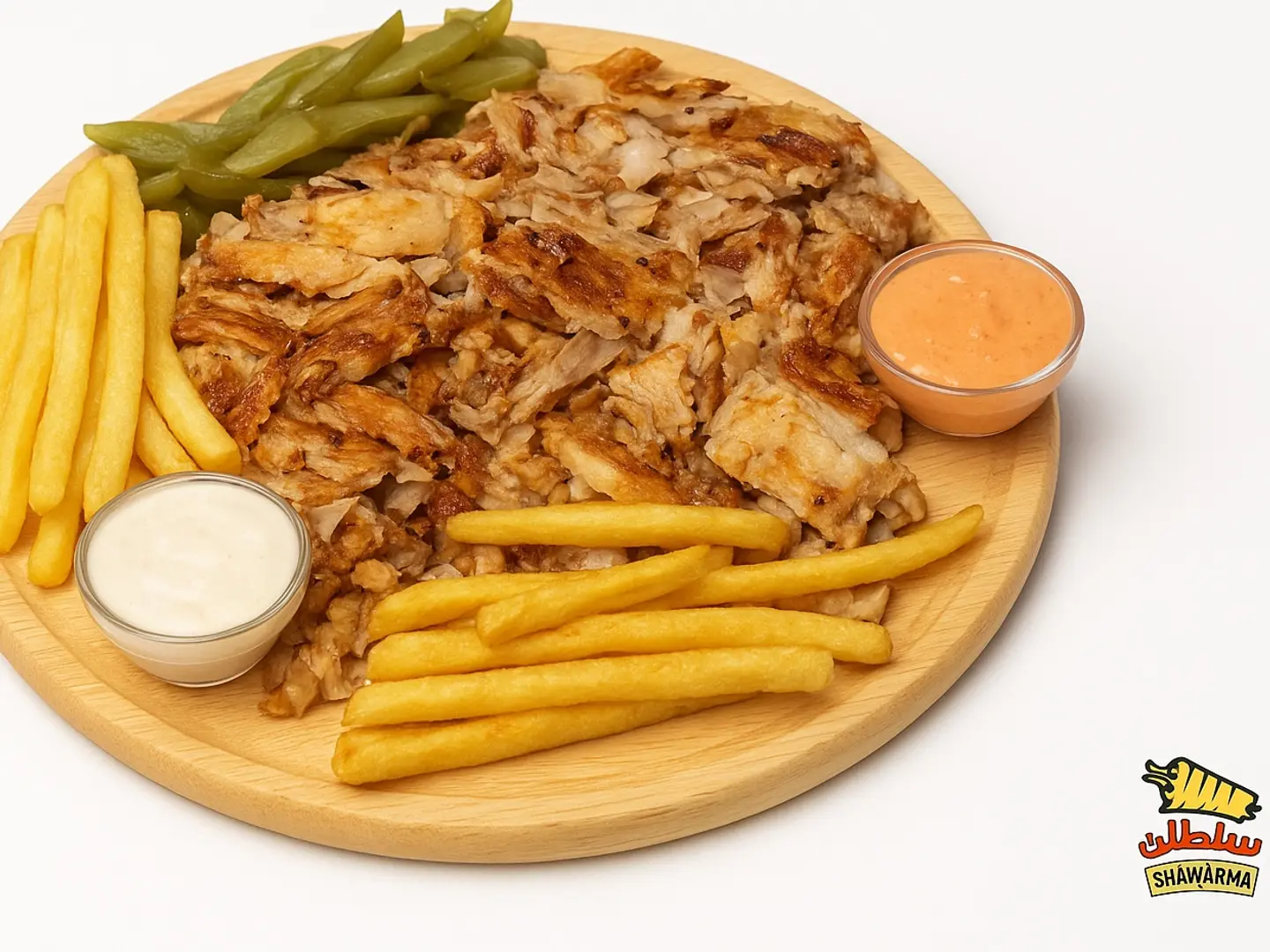 صحن شاورما كبير