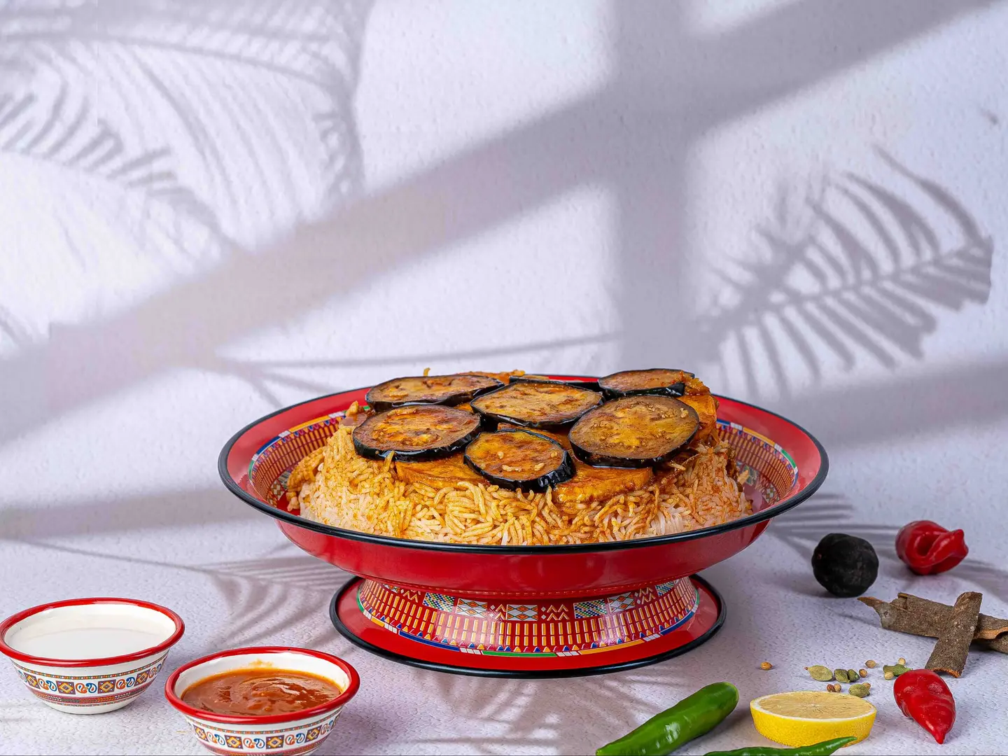 مقلوبة دجاج - نص حبة