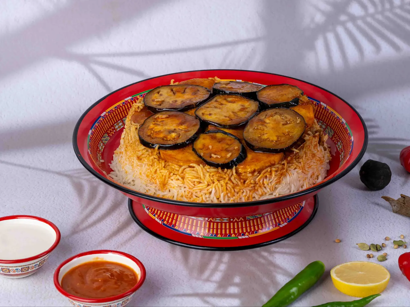 مقلوبة لحم غنم